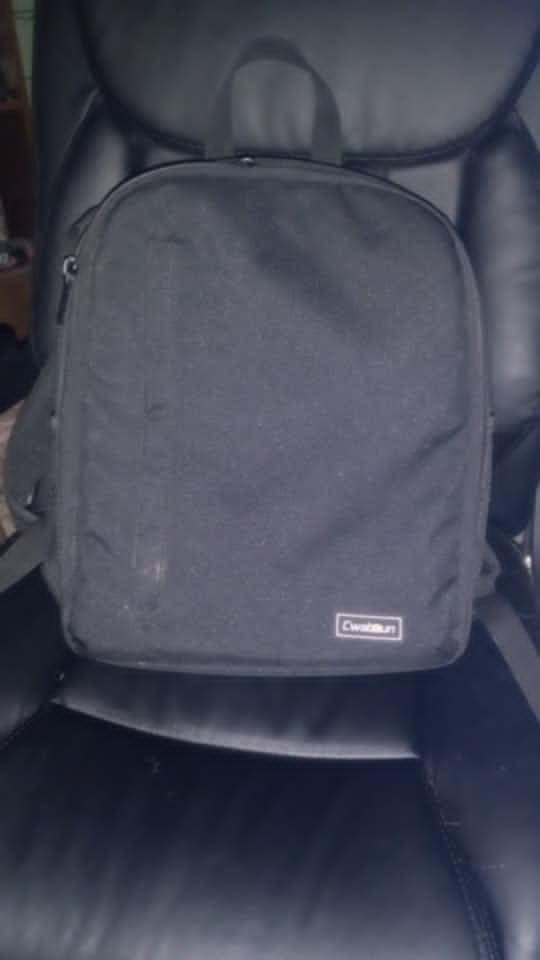 Cwatcun Camera Backpack Bag Professional for SLR DSLR Mirrorless Camera Waterproof Camera Case Compatible with Sony Canon Nikon Camera and Lens Tripod Accessories (Ⅱ Small Black) customer photo 2