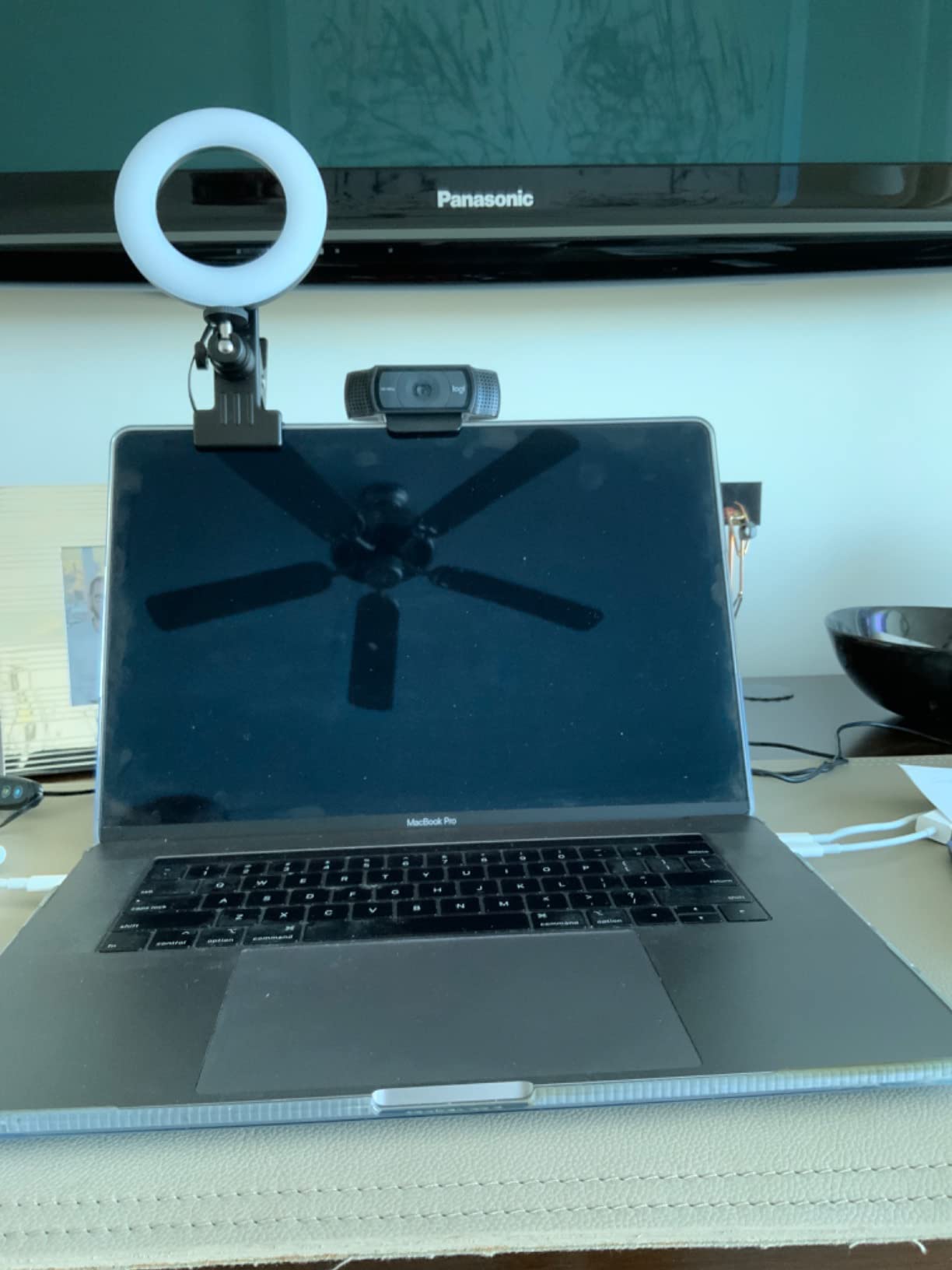 Video Conference Lighting Kit, Ring Light for Monitor Clip On,for Remote Working, Distance Learning,Zoom Call, Self Broadcasting and Live Streaming, Computer Laptop Video Conferencing customer photo 2