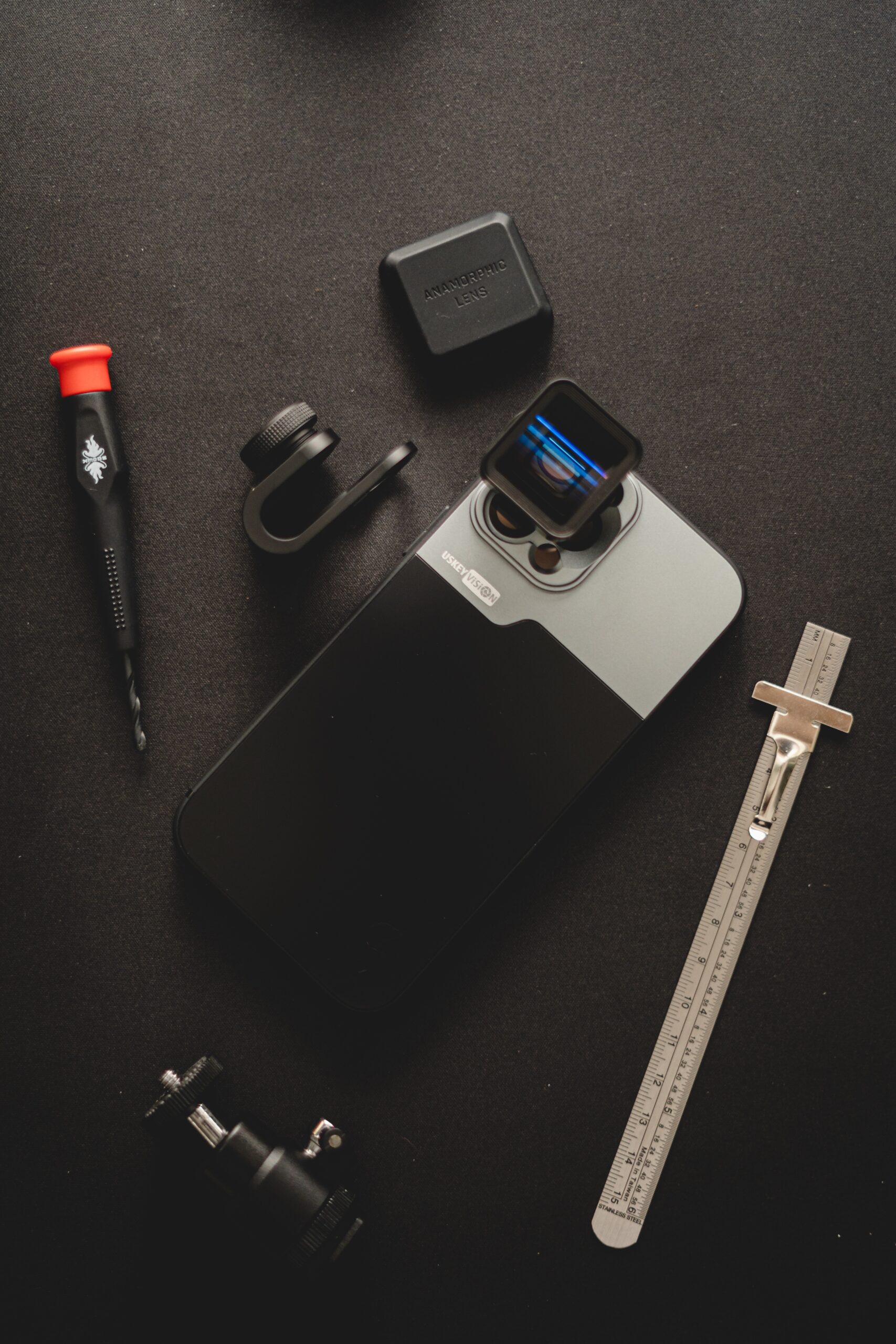 USKEYVISION 1.55X Anamorphic Lens Filmmaking 2.76:1 Ratio Lens for iPhone 15/14/13 Mini/Pro/Max Android Smartphone customer photo 1