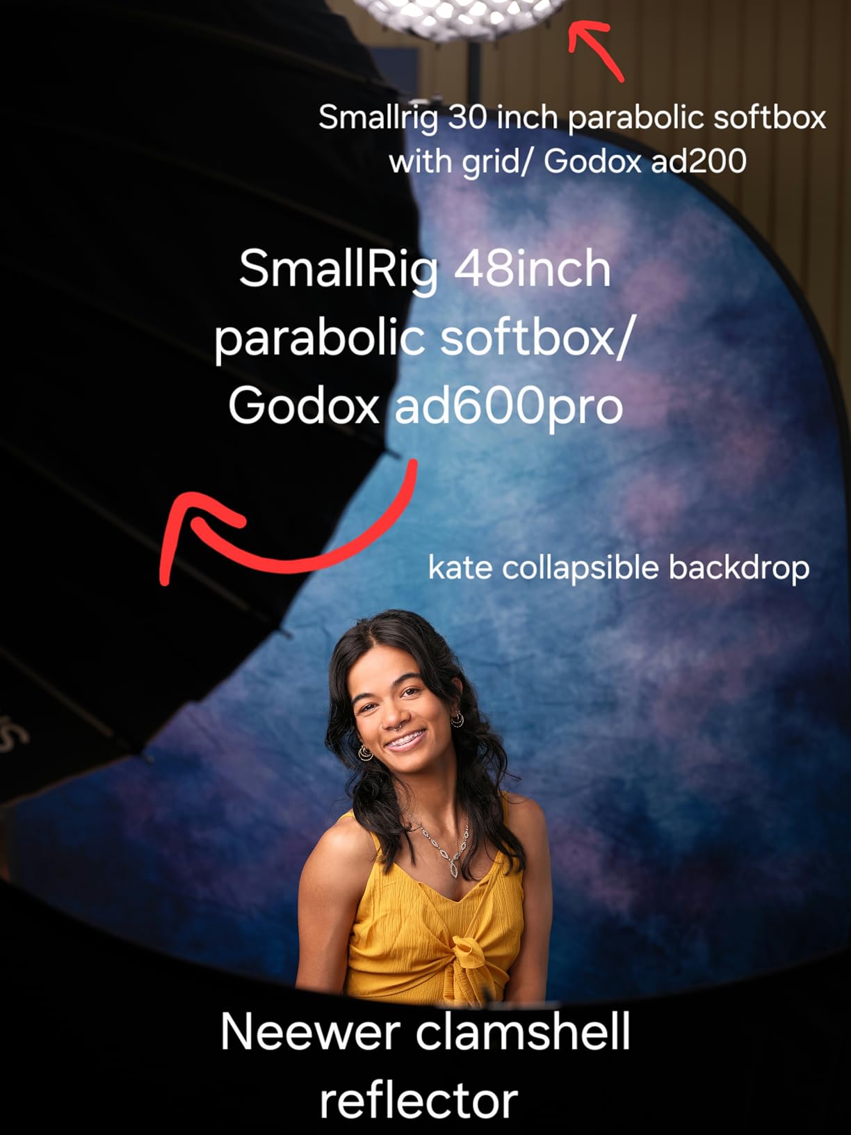 Kate 5x6.5ft Collapsible Backdorp Pop Up Backdorps,Double Sided Blue Screen and Gray Screen, 2 in 1 Collapsible and Reversible Background for Photography, YouTube Videos,and Live Streaming customer photo 2