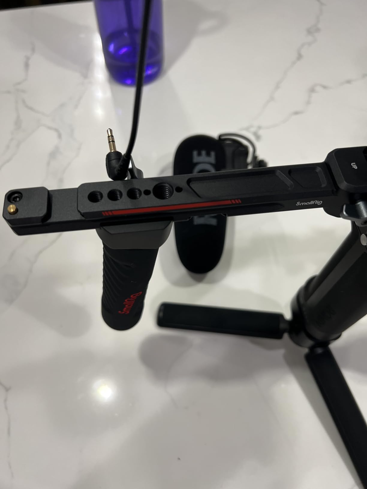 SMALLRIG Dual Handle Handgrip for DJI RS 5 / RS 4 /RS 4 Pro/RS 3 / RS 3 Pro/RS 2 / RSC 2 Gimbal, Gimbal Handle Grip with NATO Rails, Cold Shoe, 1/4