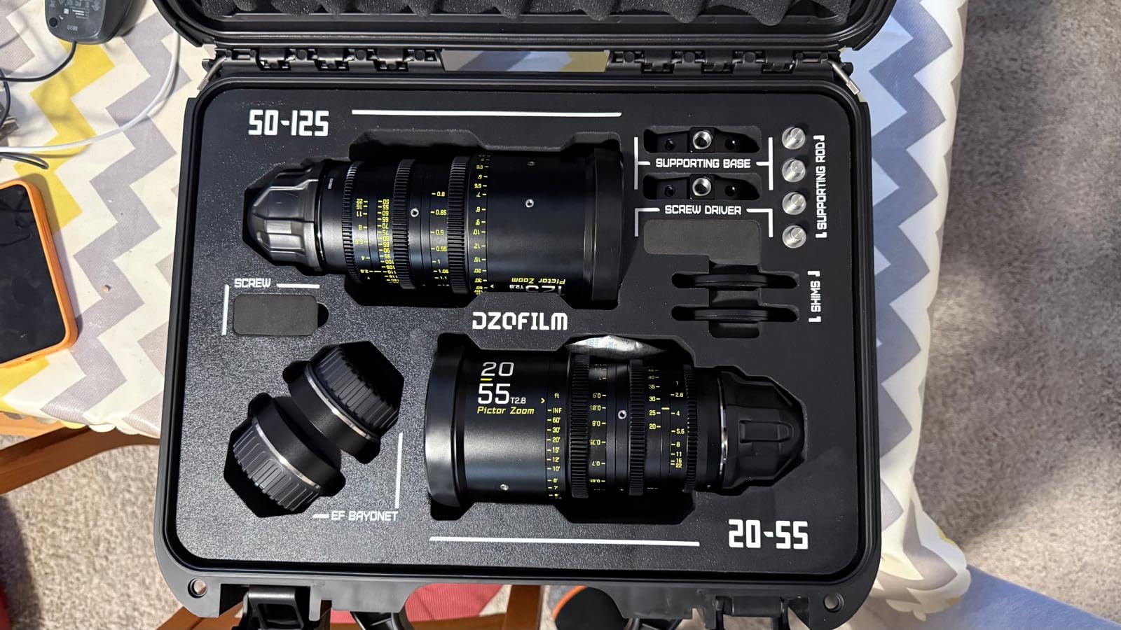 DZOFILM Pictor 20-55mm and 50-125mm T2.8 Super35 Parfocal Cine Lens Bundle for PL Mount and Canon EF, Black customer photo 2
