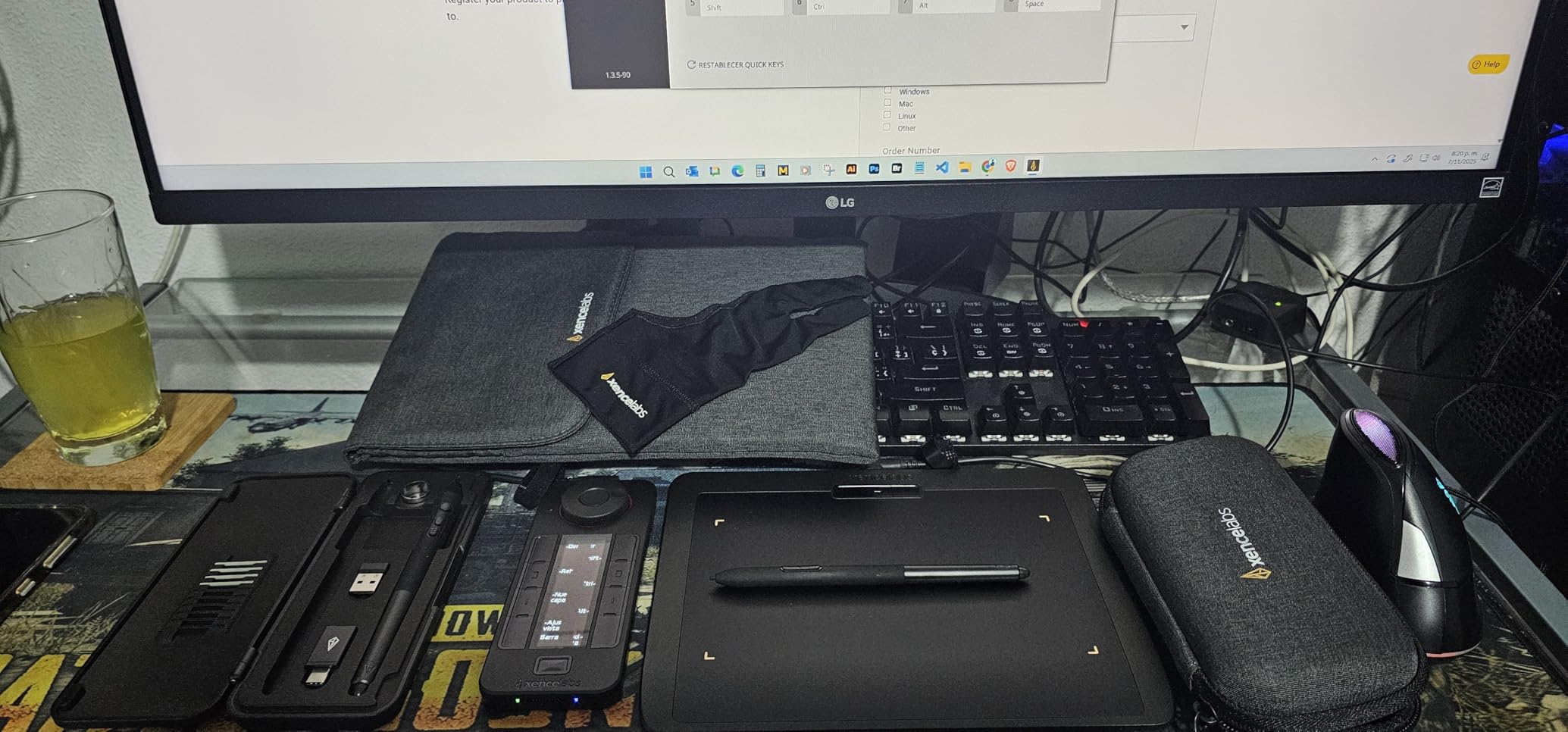 Quick Keys for PC, MacBook, Desktop, Drawing Tablet, Pen Display, OLED Display, 44 Customizable Shortcuts Keydail for Digital Drawing, Video Editing, Photo Retouching, Windows/macOS customer photo 2