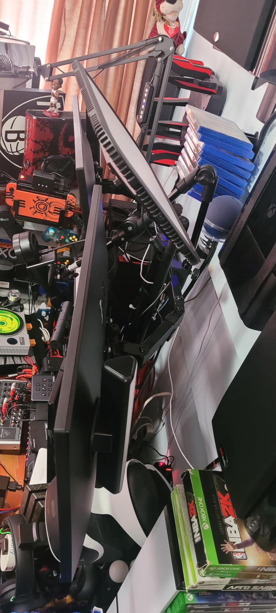 ES45 Key Light, LED Video Light with Extendable Desk Stand, 0-100% Brightness & 2800-6500k Color Temperature Adjustment, APP/Remote Control, Soft Light Panel for Streaming, Zoom Calls, YouTube customer photo 1