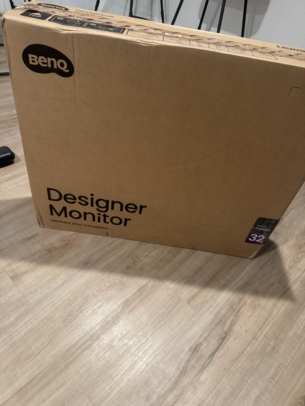 BenQ PD2725U Thunderbolt 3 Monitor for MacBook 27 Inch 4K IPS UHD, AQCOLOR, 100% sRGB & Rec.709, 95% P3, DeltaE≤3, Uniformity, Pantone, Factory-Calibrated, USB Hub, 65W USB-C, Daisy Chain, KVM Switch customer photo 2