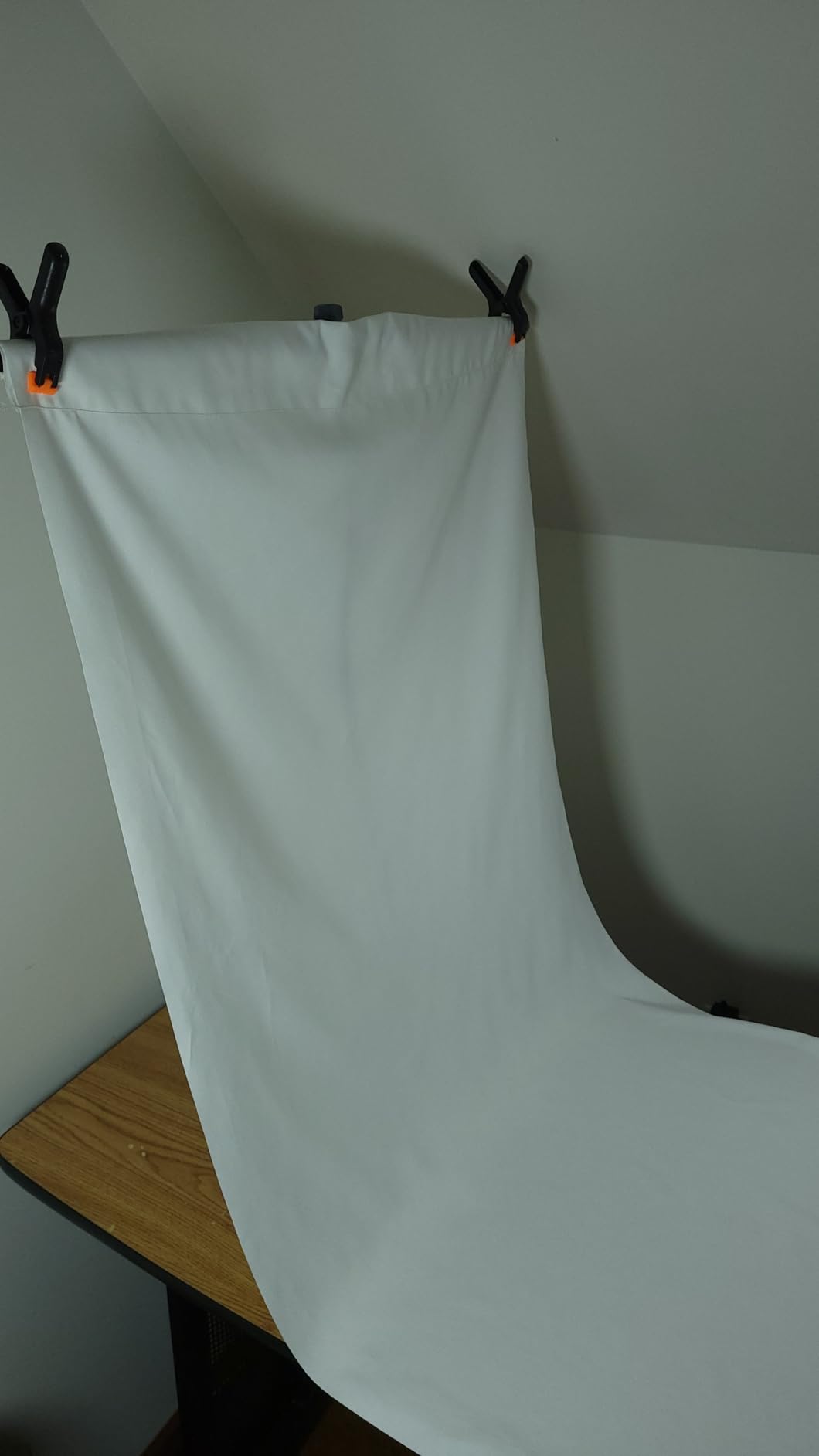 Green Screen Backdrop Kit with Stand, 5X6.5ft Portable Green Screen Backdrop with Stand kit, GreenScreen Background with Stand Carrying Bag Clamp for Streaming Video Zoom customer photo 1