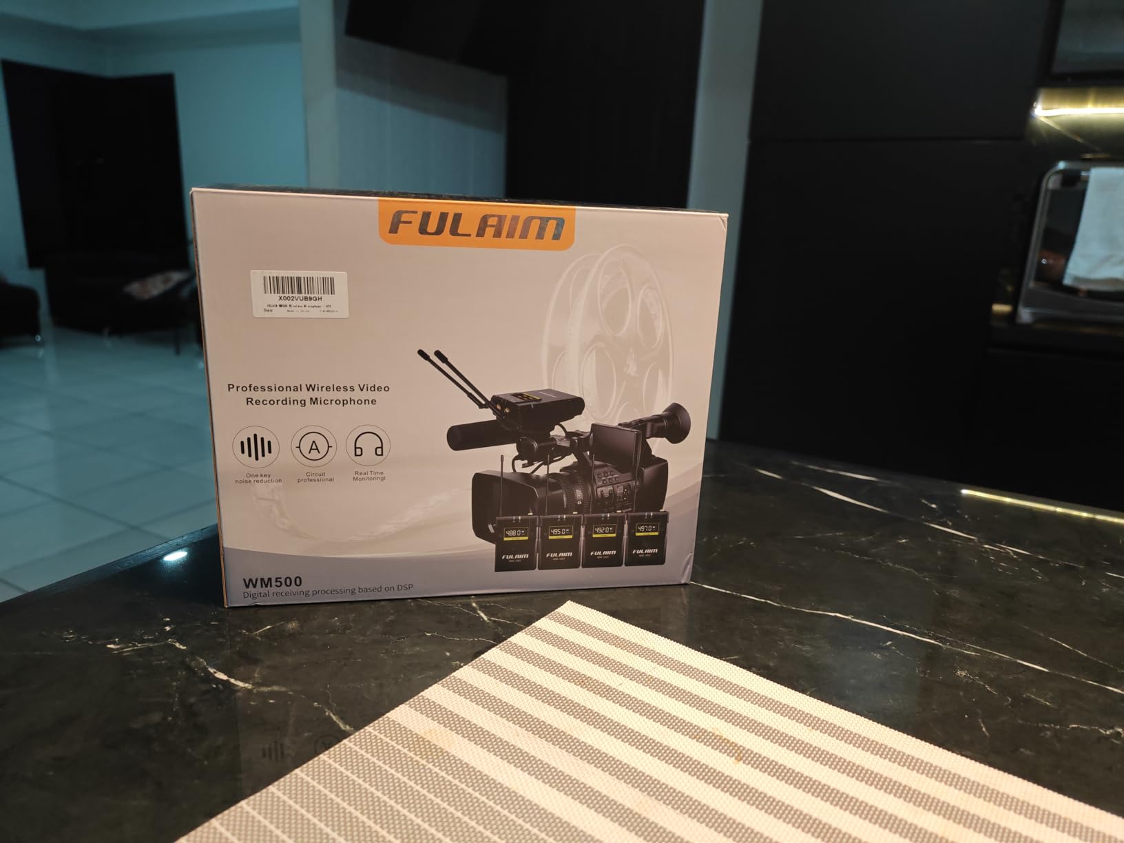 FULAIM WM500 UHF Wireless Lavalier Microphone System, 16-Channel Lavalier Lapel Mic with Rechargeable Transmitter and Receiver for Recording YouTube, Interview, Vlogging, Conference - 4 X Transmitters customer photo 1