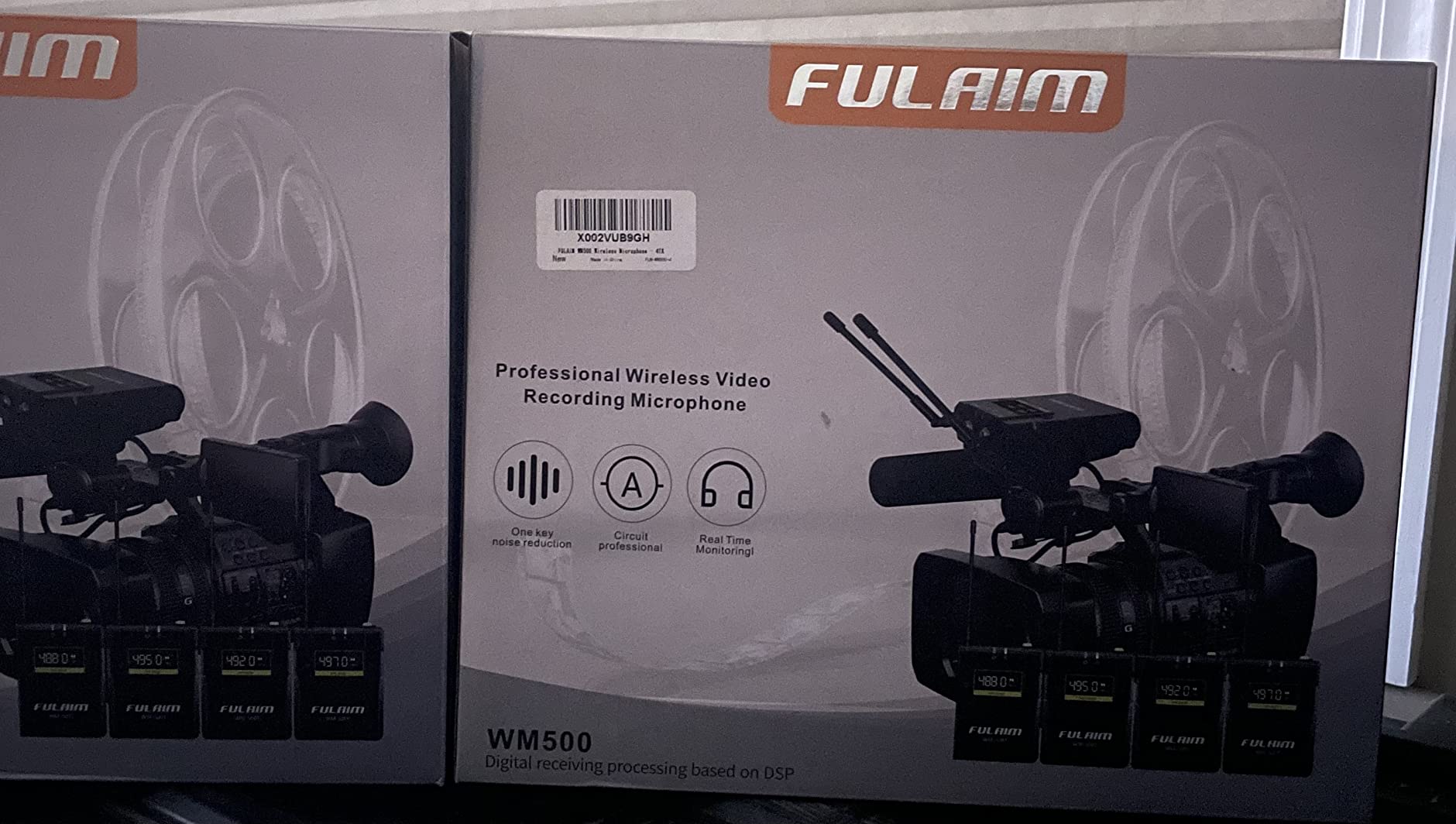 FULAIM WM500 UHF Wireless Lavalier Microphone System, 16-Channel Lavalier Lapel Mic with Rechargeable Transmitter and Receiver for Recording YouTube, Interview, Vlogging, Conference - 4 X Transmitters customer photo 2