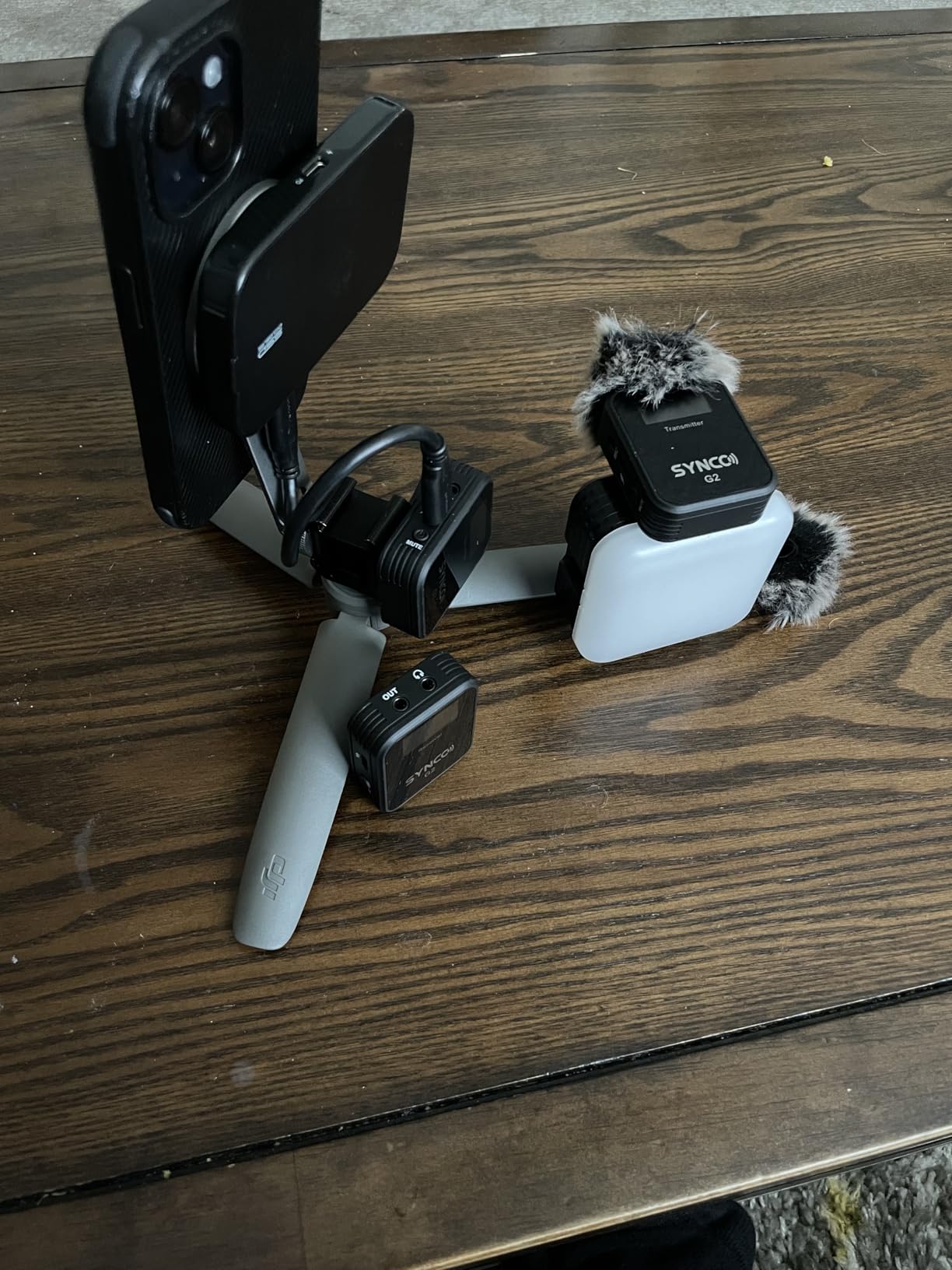 Wireless Lavalier Microphone, G2(A2) 2.4G Dual Transmitter 48KHz 24Bit Lapel Mic 656FT 8H for Vlogging Live Streaming YouTube for Camera Smartphone Tablet customer photo 1