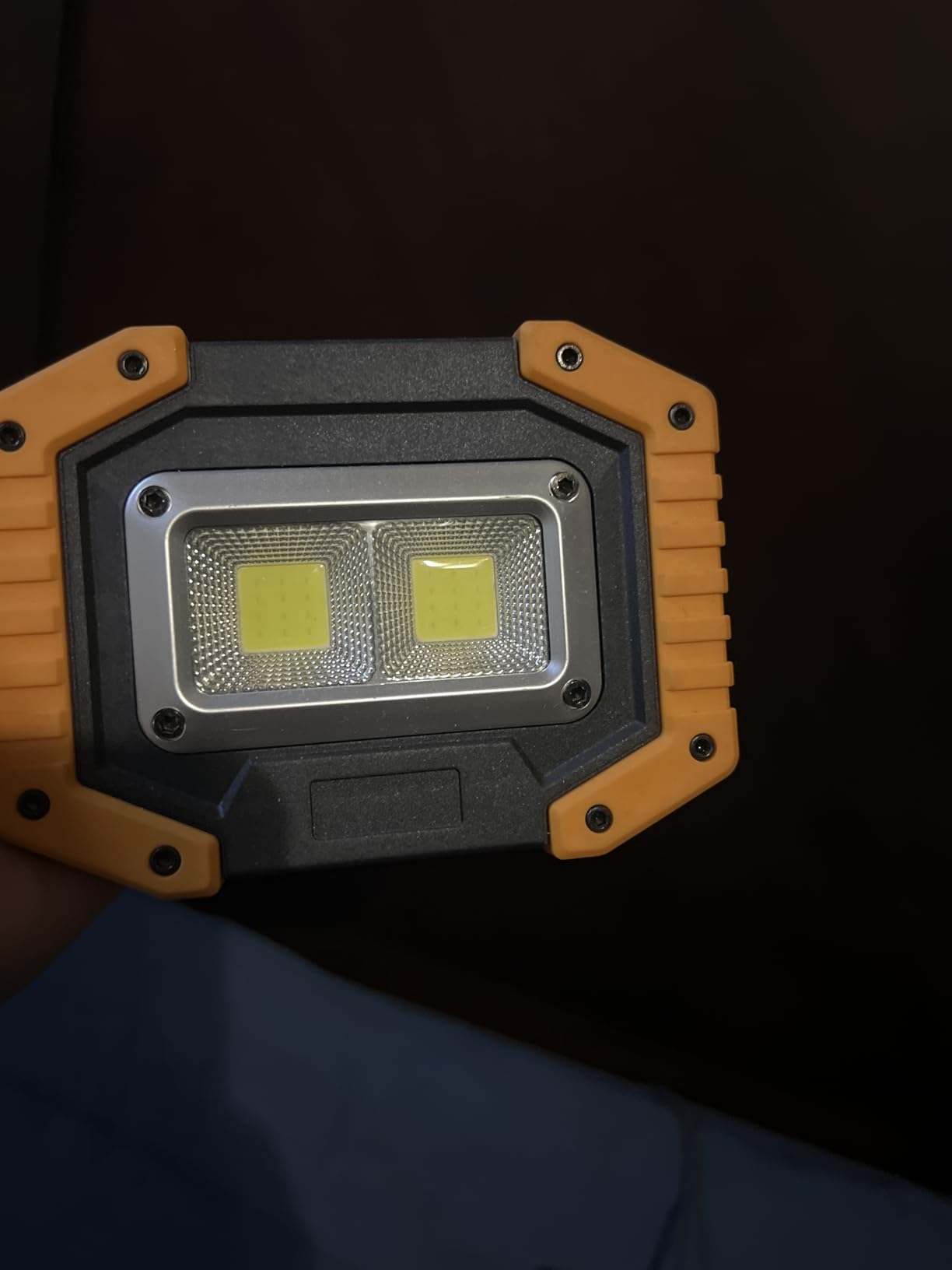 Tekstap LED Work Light Rechargeable, 30W 2000LM Portable Waterproof Rechargeable Work Lights with Stand, Battery Powered COB Flood Lights for Power Ouage Emergency Outdoor Camping Garage customer photo 1