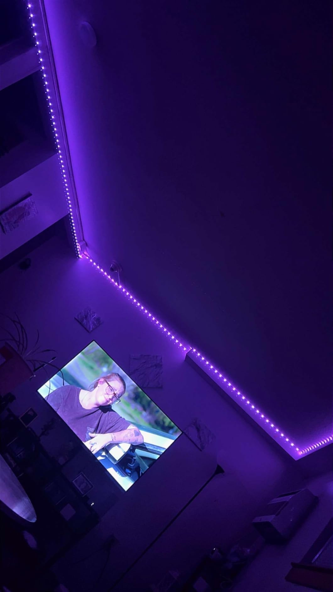 Nexillumi Led Lights for Bedroom 100ft Music Sync Color Changing Led Strip Lights Smart with Remote and App Control Built-in Mic for Party Home Room Decor customer photo 2