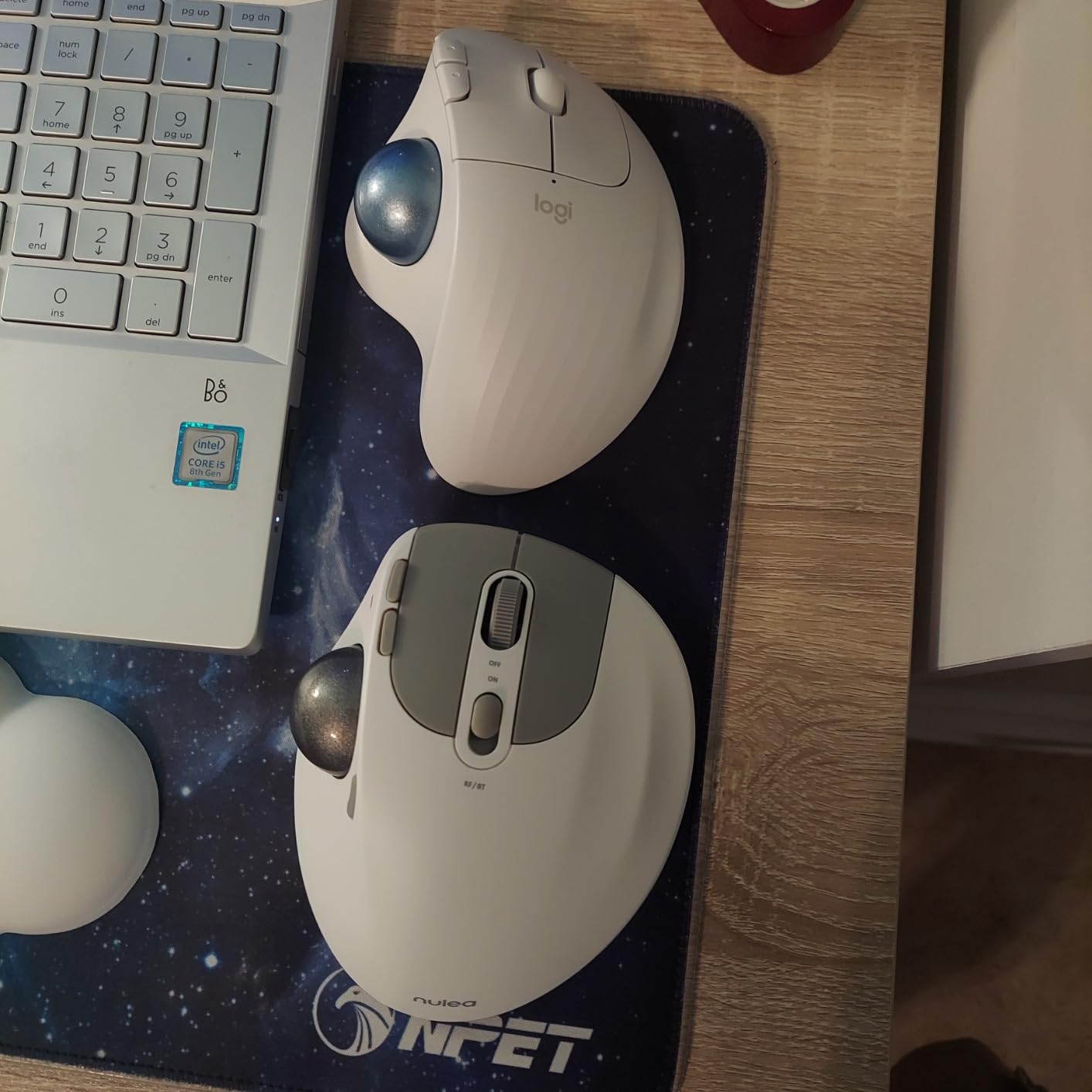 Logitech Ergo M575 Wireless Trackball for Business - Easy Thumb Control, Ergonomic Design, Secured Logi Bolt, Bluetooth customer photo 2