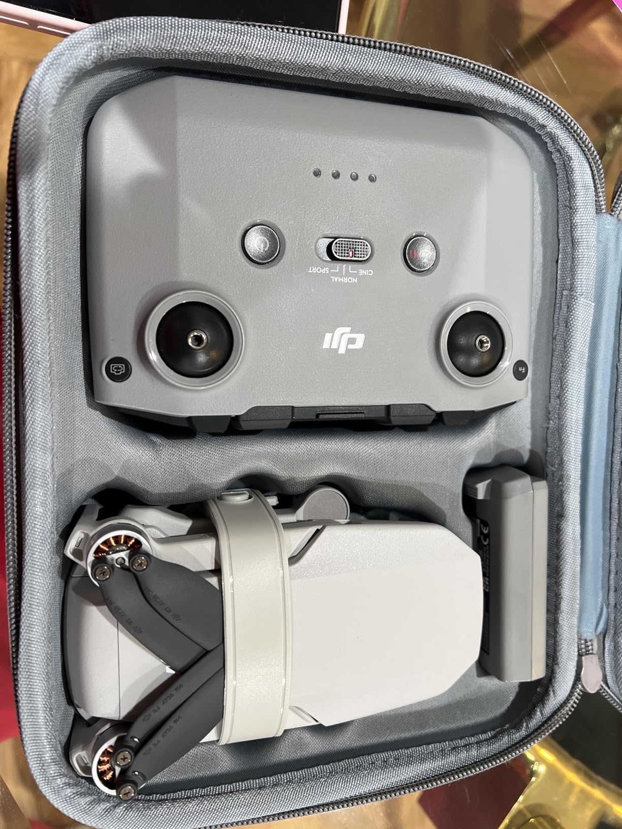 Propeller Holder Guard for DJI Mini 4K/Mini 2 SE/Mini 2/Mavic Mini, Quick Release Drone Blade Protector & Stabilizer Strap, Portable Travel Storage Accessories (Grey) customer photo 1