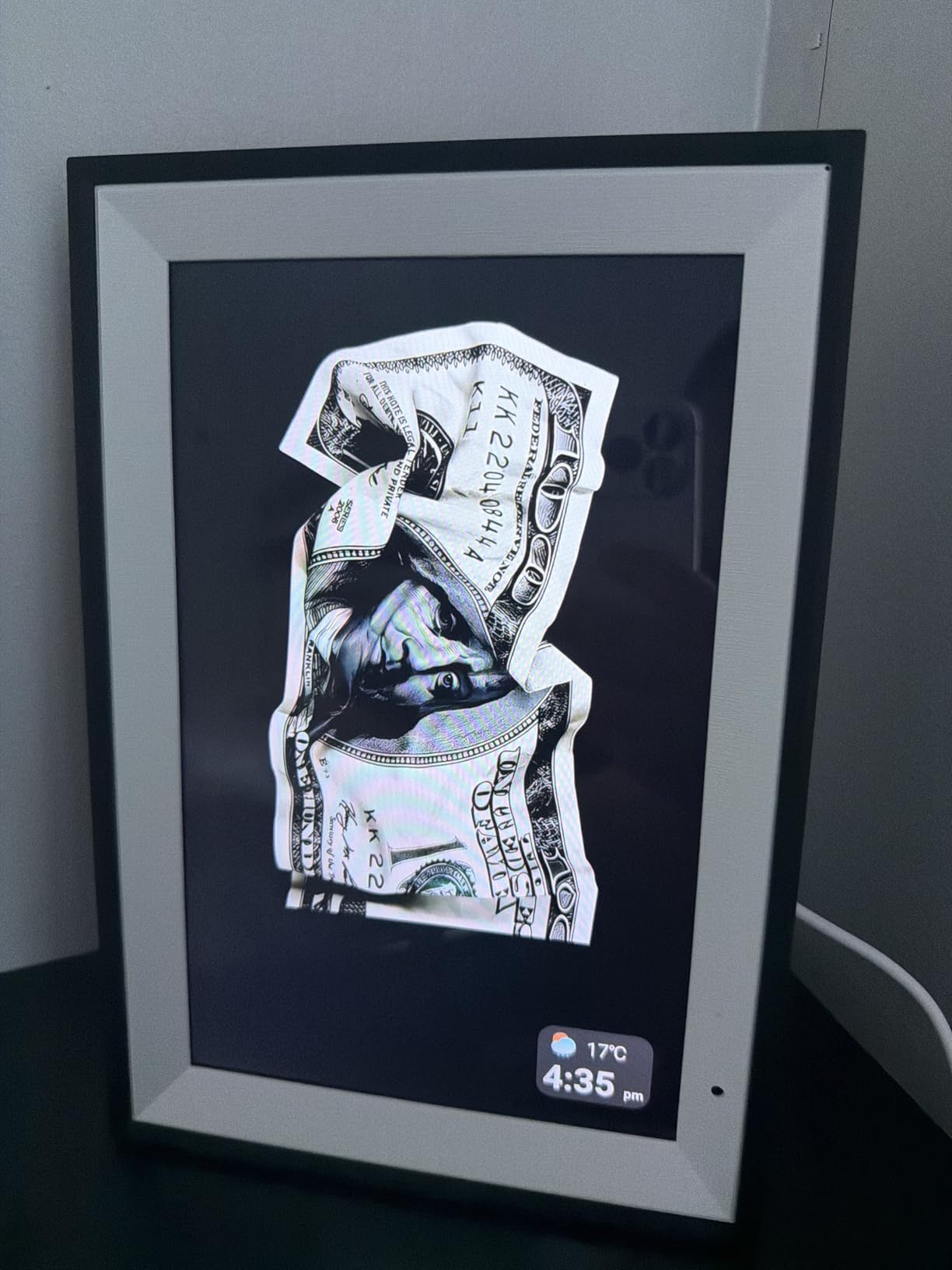 Digital Picture Frame 10.1 Inch WiFi Digital Photo Frame IPS HD Touch Screen Smart Cloud Photo Frame with 32GB Storage, Auto-Rotate, Easy Setup to Share Photos or Videos Remotely via AiMOR APP (Black) customer photo 1