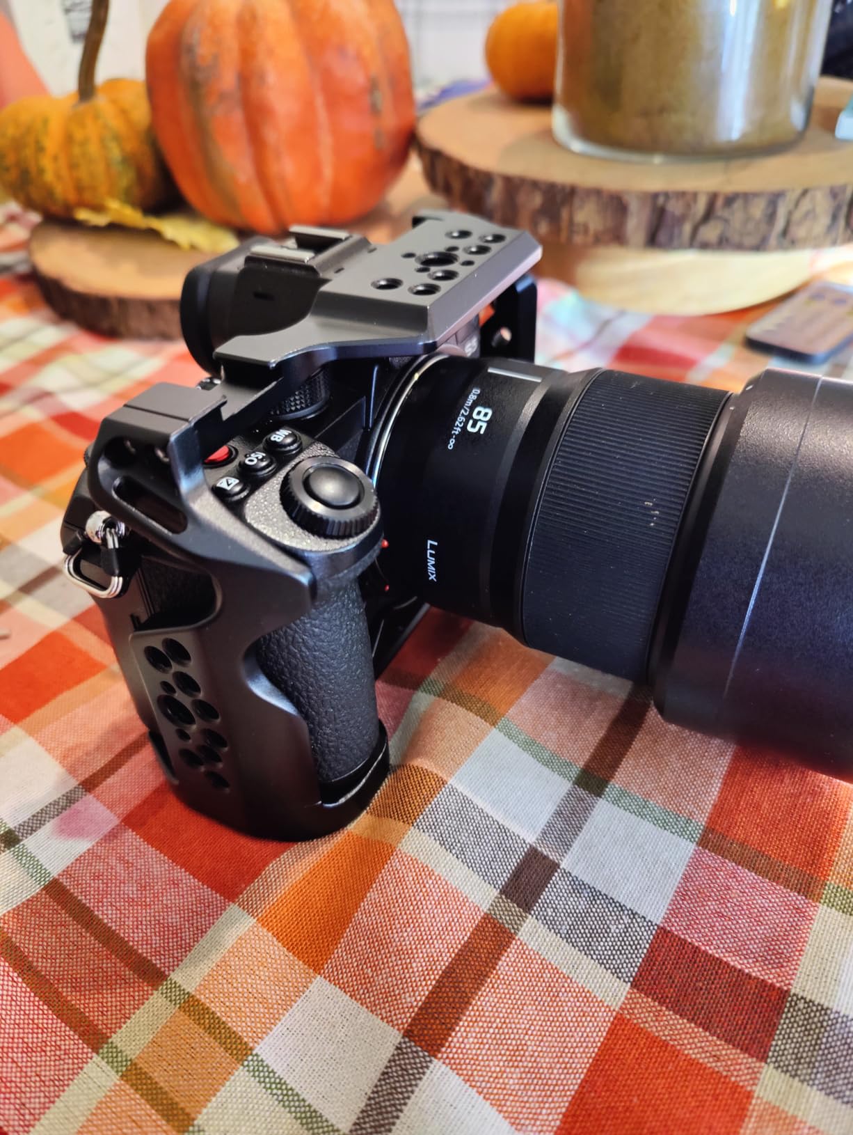 Leftfoto S5 Camera Cage for Panasonic S5 Camera Protection Frame Rig with Arca Base,Video Cage for Vlog Video Shooting customer photo 2