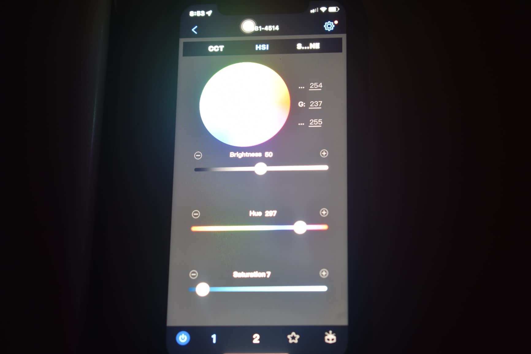 RGB LED Video Light Stick, Touch Bar & APP Control, Magnetic Handheld Photography Lighting Wand, Dimmable 3200K~5600K CRI98+ Full Color LED Light with 6400mAh Battery, 17 Scenes, RGB1 customer photo 2
