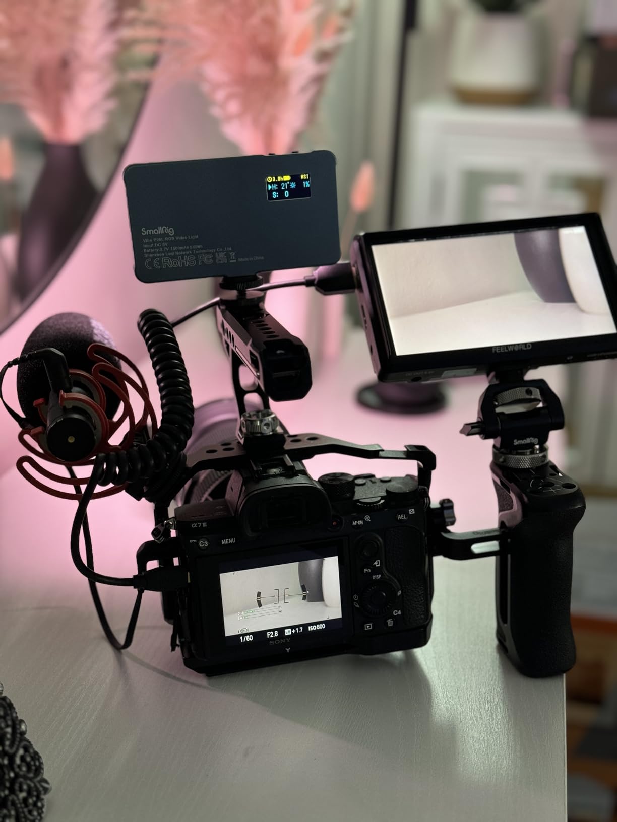 SmallRig HawkLock Quick Release Cage Kit for Sony Alpha 7R V/Alpha 7 IV/Alpha 7S III/Alpha 1 / Alpha 7R IV/Alpha 7 V, Full Cage with Top & Side Handle, Cable Clamp (Upgraded Version) customer photo 2