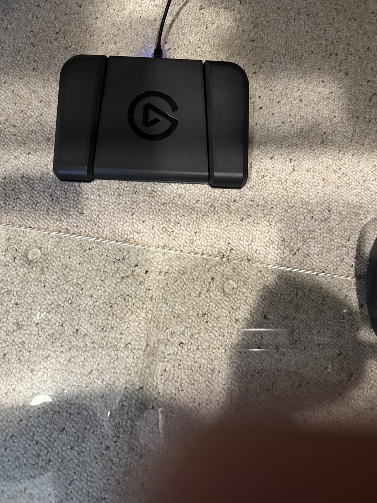 Stream Deck Pedal - Hands-Free Studio Controller, 3 Macro footswitches, Trigger Actions in apps and Software Like OBS, Twitch, YouTube and More, Works with Mac and PC customer photo 2