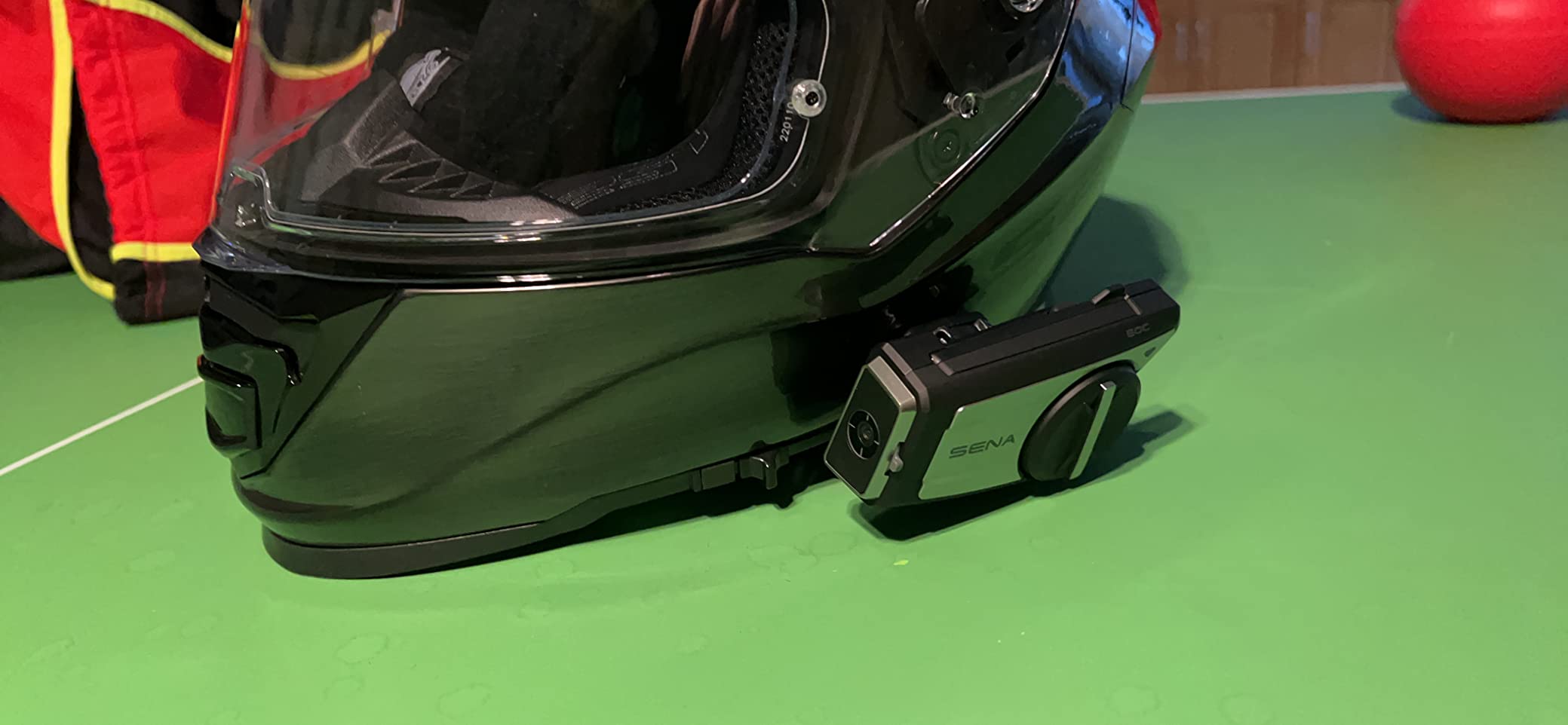 Sena 50C Motorcycle Communication & 4K Camera System with Sound by Harman Kardon Integrated Mesh Communication Headset with Premium Microphone & Speakers customer photo 1