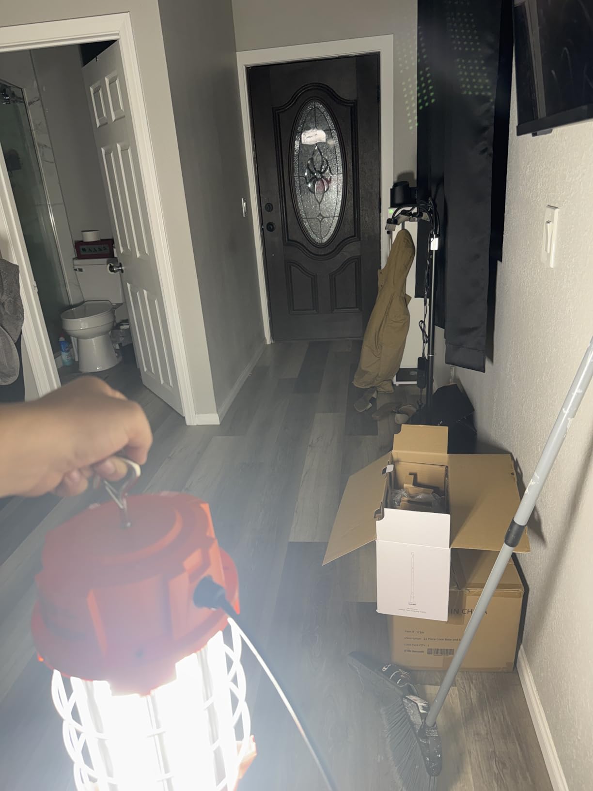 250W LED Temporary Work Light 37,500 Lumens Construction Lights 5000K Portable Linkable IP65 High Lumen Super Bright Durable Job Site Lighting customer photo 1