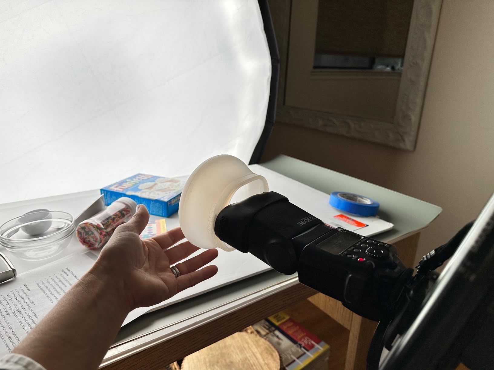 MagSphere 2 Flash Diffuser by MagMod, Photography Lighting Flash Modifier, Magnetic Light Diffuser Attachment, Lightweight Light Control, Magnetic Light Modifier customer photo 1