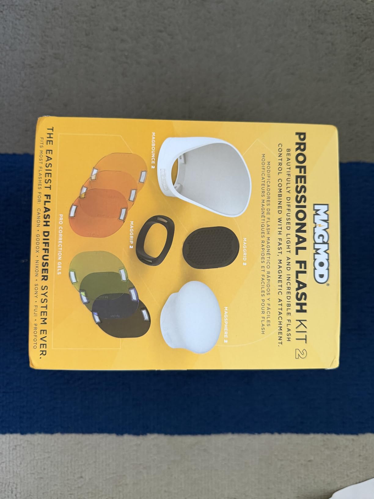 MagMod Professional Flash Kit 2, Photography Lighting Flash Diffuser Set, Magnetic Light Diffuser Attachments, Lightweight MagMod Modifiers, Superior Light Control customer photo 1