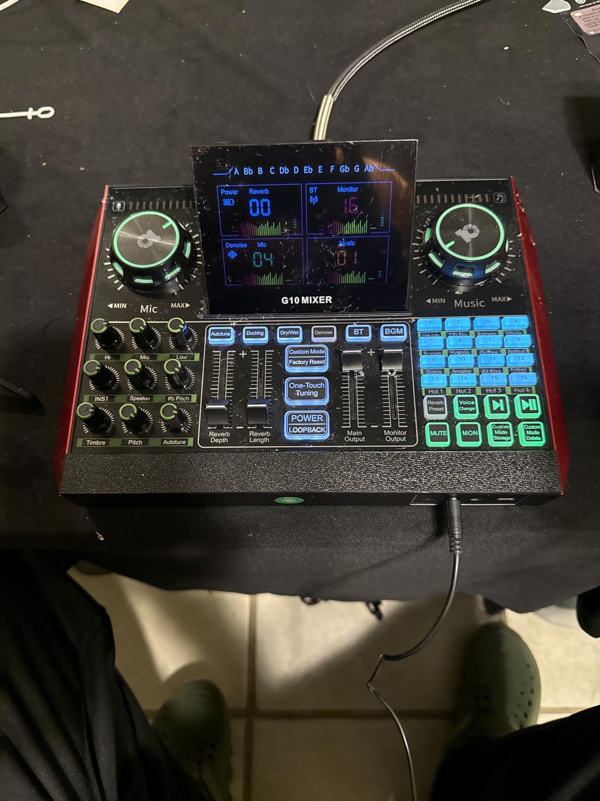 FIBBR XLR Cable 6ft/2M, Microphone Cable Nylon Braided XLR Male to Female Heavy Duty Balanced Microphone Cord Compatible with Preamps/Speaker Systems and More customer photo 1