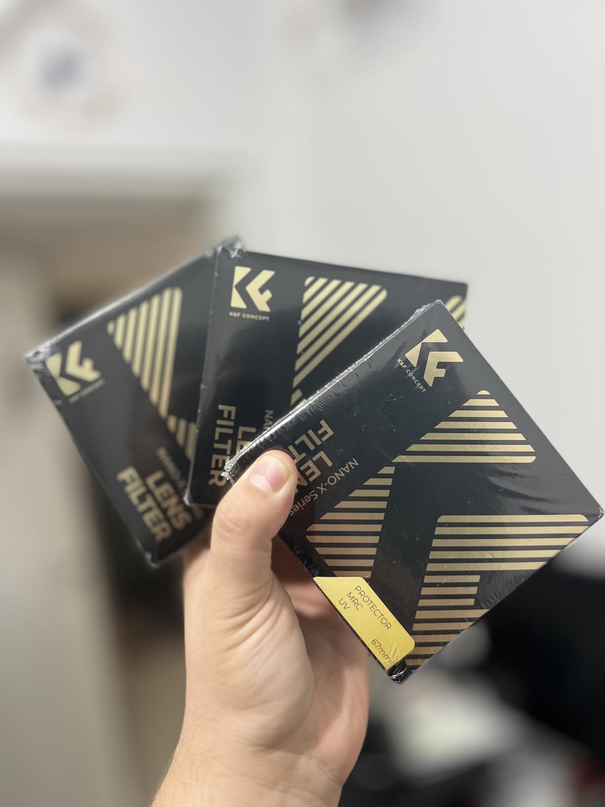 K&F CONCEPT 82mm MC UV Protection Filter Shockproof Tempered Optical Glass with 28 Multi-Layer Coatings HD/Waterproof/Scratch Resistant for Camera Lens (Nano-X Series) customer photo 1