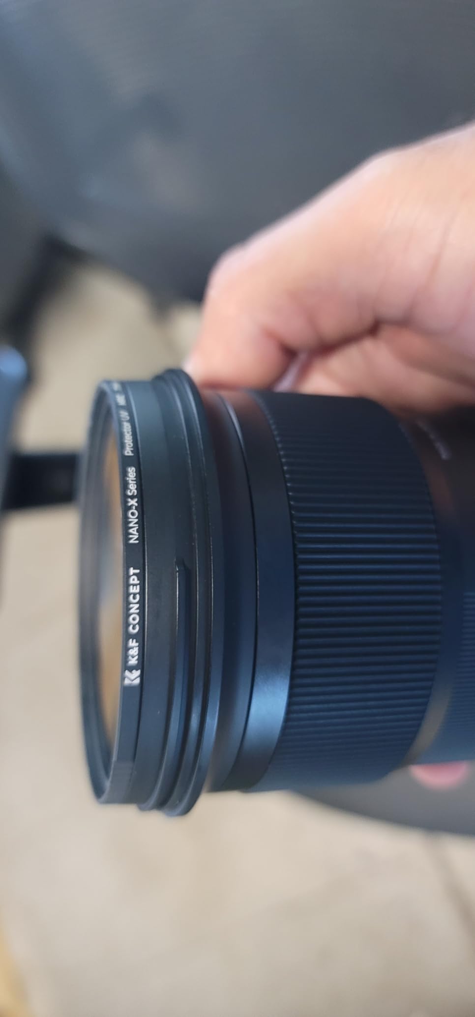 K&F CONCEPT 82mm MC UV Protection Filter Shockproof Tempered Optical Glass with 28 Multi-Layer Coatings HD/Waterproof/Scratch Resistant for Camera Lens (Nano-X Series) customer photo 2