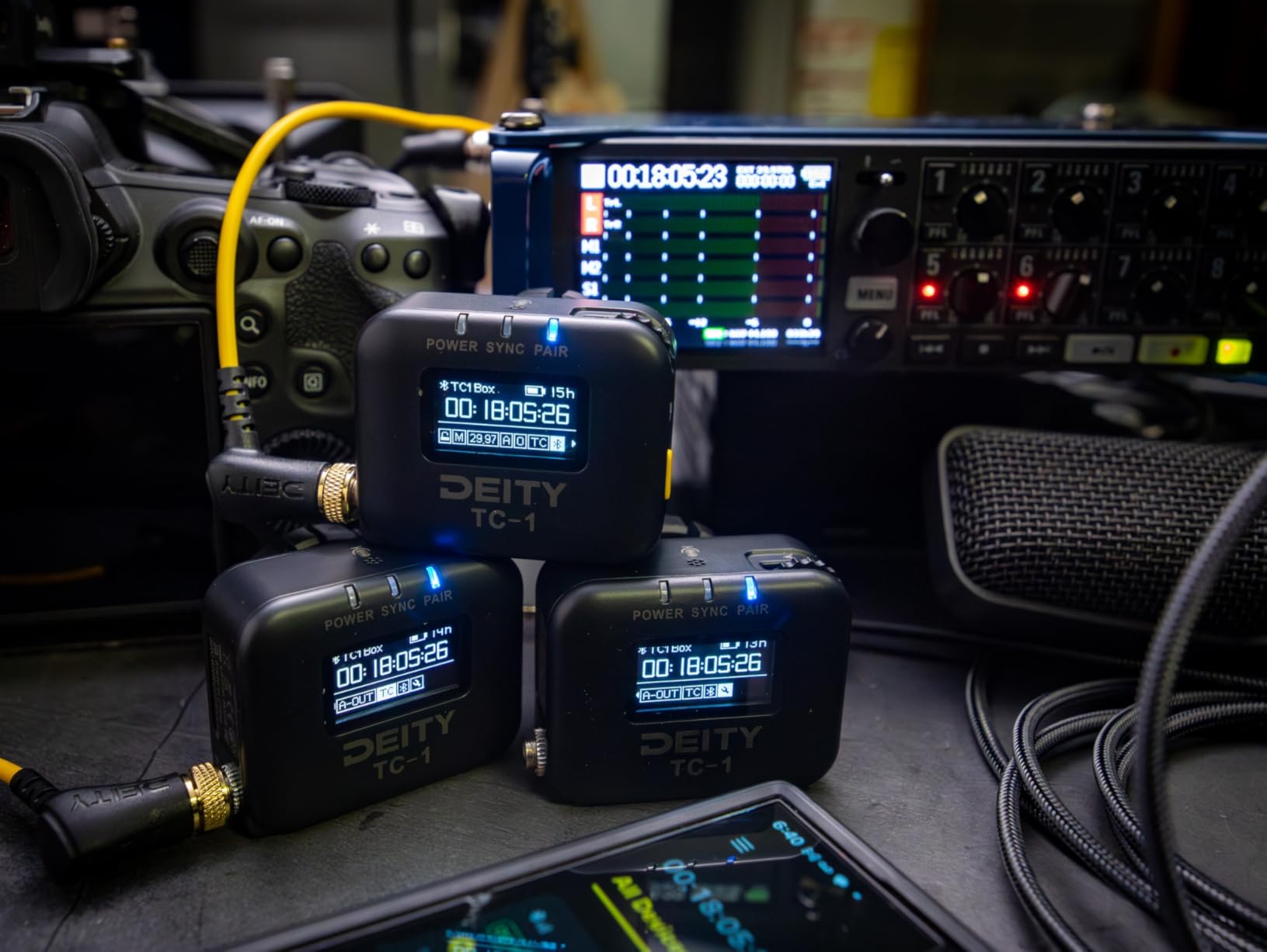 Deity TC-1 Wireless Timecode Box 3 Kit, 2.4G Radio, Timecode Accuracy 0.5ppm, Bluetooth 5.0, Max Range 250FT, Support APP Control customer photo 1