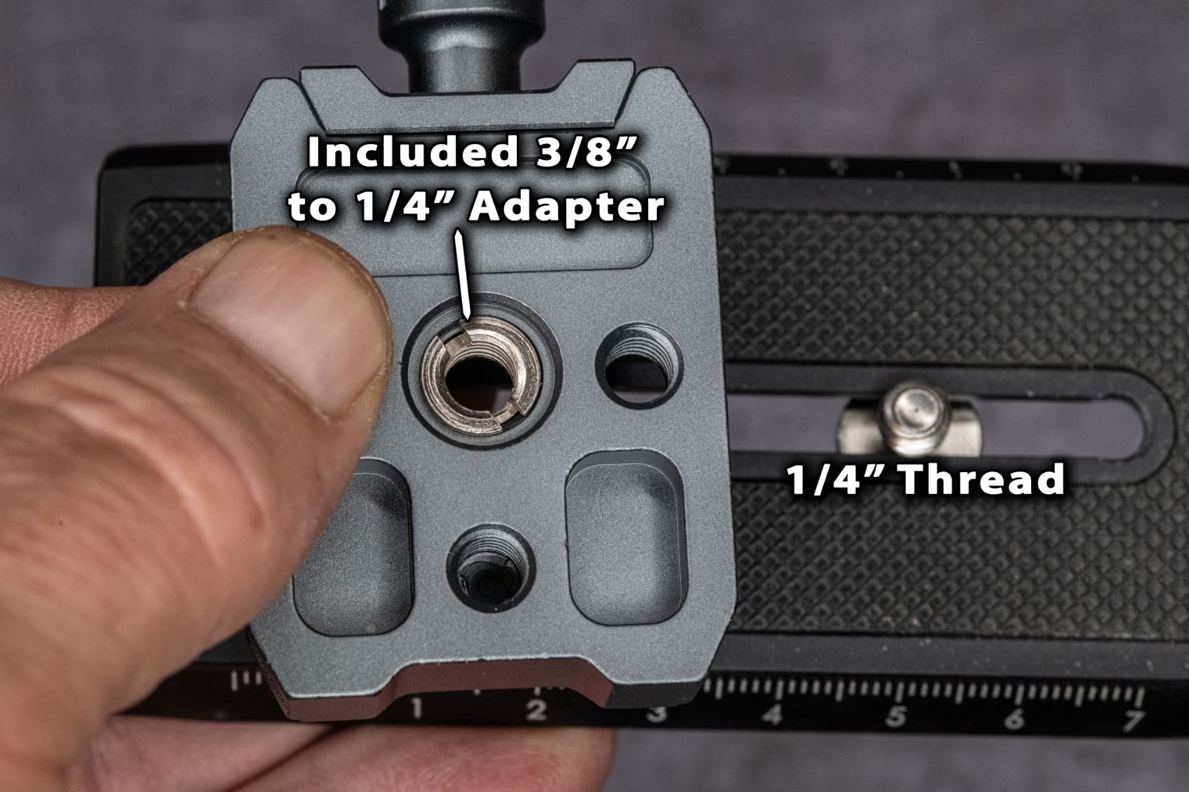 Quick Release Clamp,QR Base,Camera Mounts Clamps for Arca-Swiss Standard Compatible with DJI Ronin S 2/3/3-pro/c2 Gimbal for Zhiyun Crane Series and Camera Tripod customer photo 2