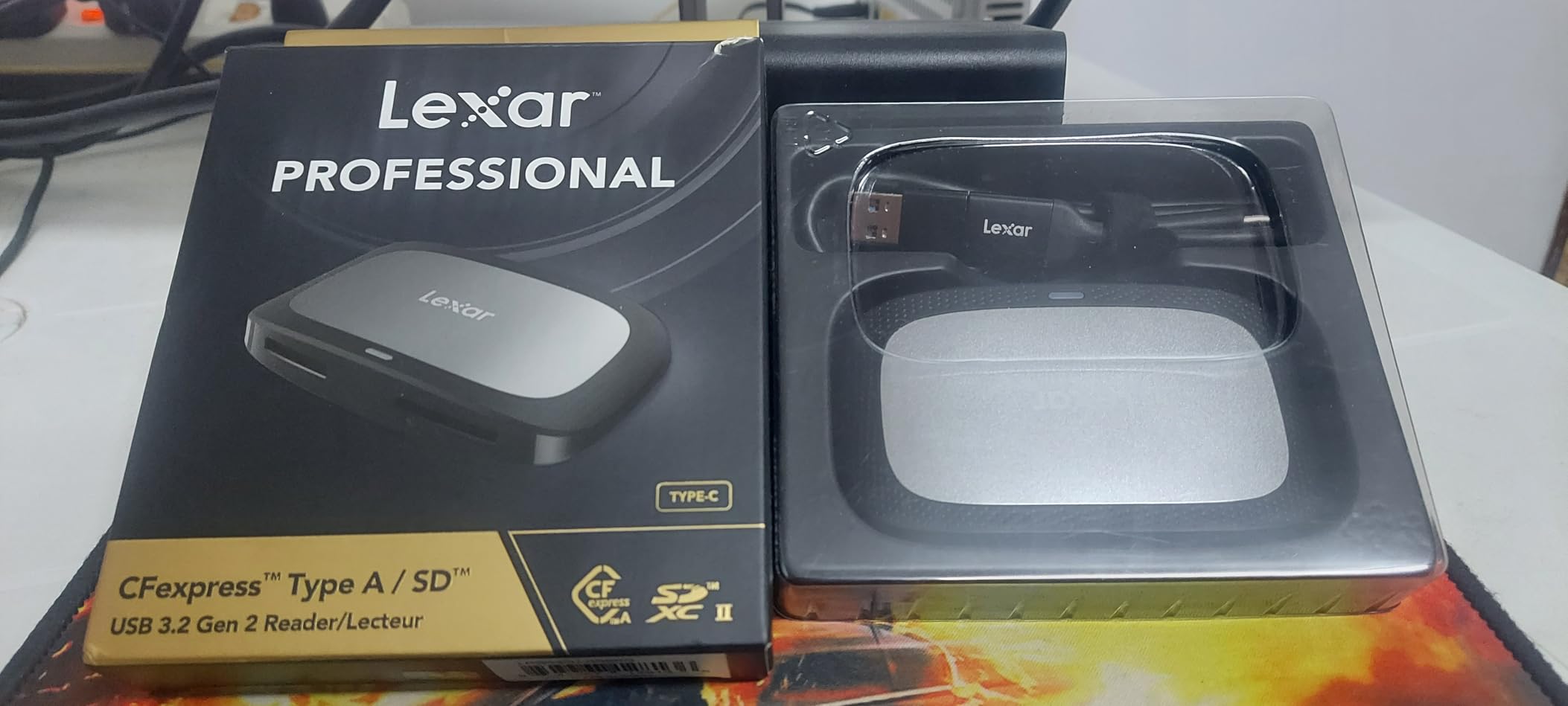 Lexar Professional CFexpress Type A / SD USB 3.2 Gen 2 Reader, Designed for CFexpress Type A and SD UHS-II Cards, High-Speed USB 10Gbps Transfer Speeds (LRW530U-RNBNG) customer photo 2