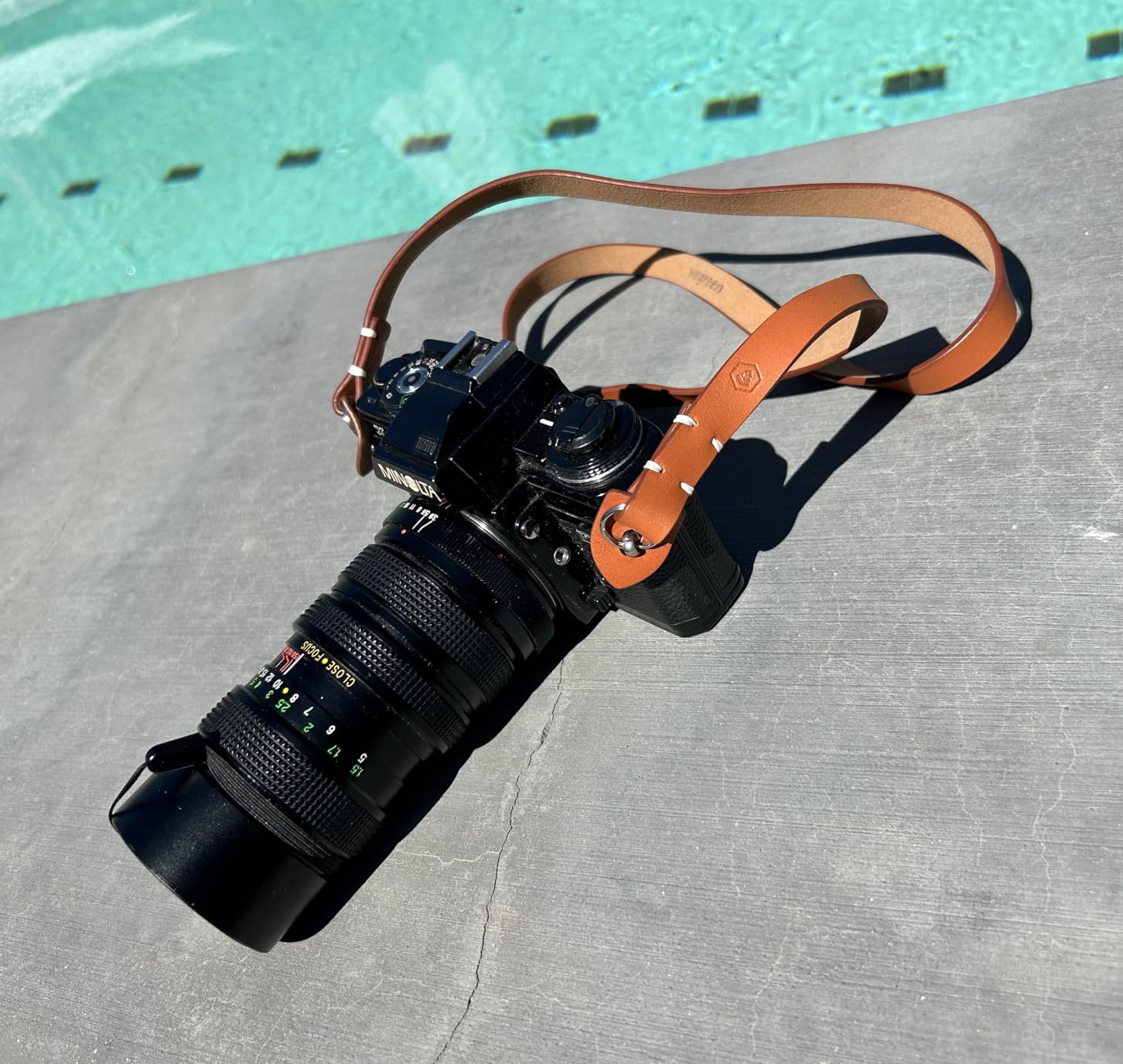 Evergreen Leather Camera Strap - Split Ring, 28