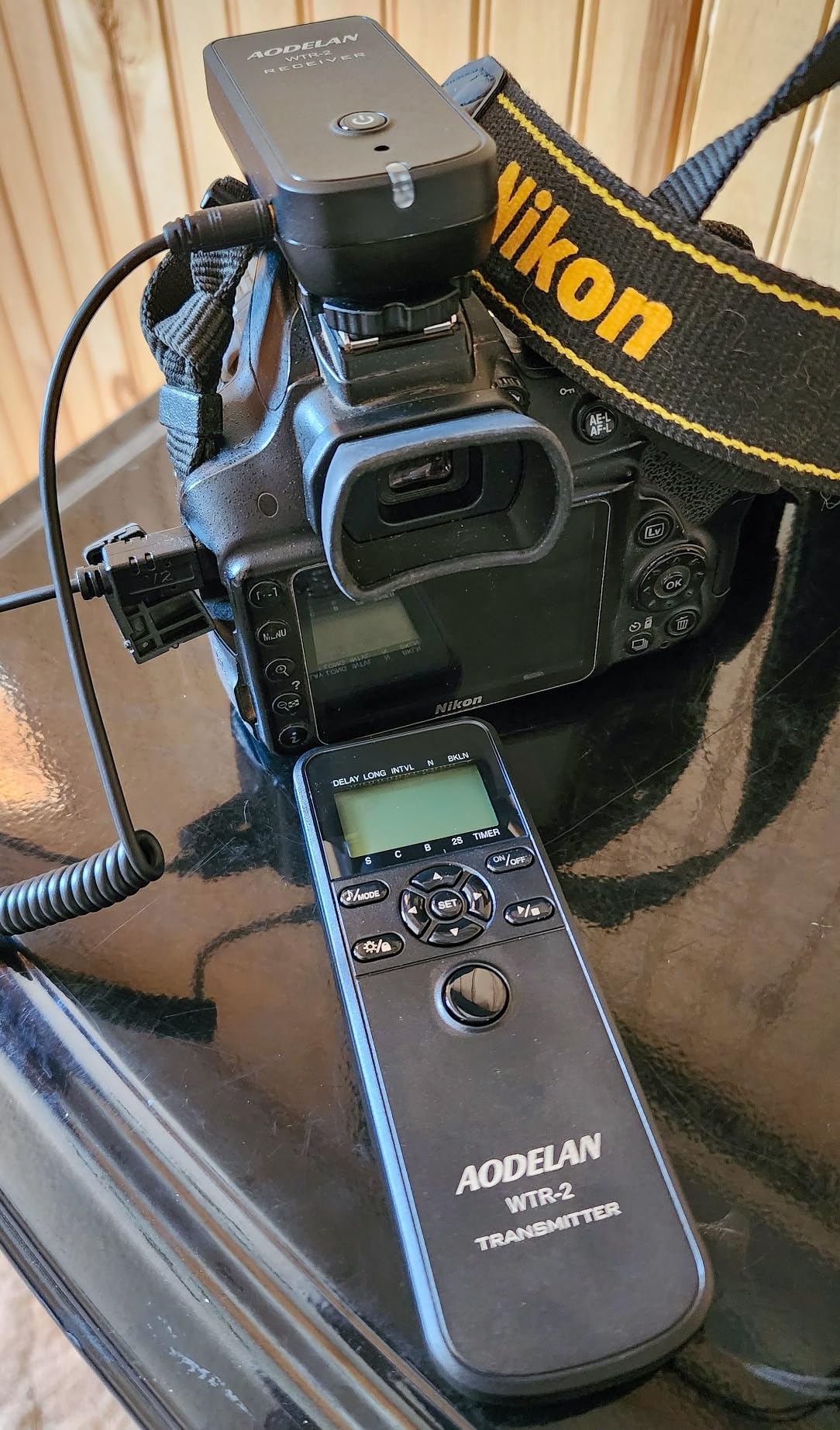 Wireless Timer Shutter Release Compatible with Canon Cameras, AODELAN Intervalometer Remote Control for R6 R 60D 70D 80D 600D M6 T6i; Replaces Canon RS-60E3, Fujifilm RR-100 and Olympus RM-CB2 customer photo 2