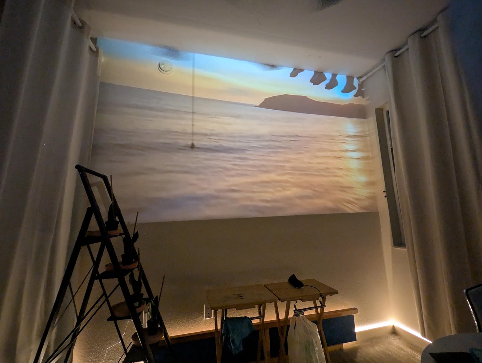 PAUTIX COB LED Strip Light,LED Lights 16.4ft,UL Listed Warm White 2700K Dotless Strip Lights,CRI93+ Super Bright Dimmable 24V Flexible Tape Light with RF Remote,for Cabinets,Kitchen Office Lighting customer photo 1