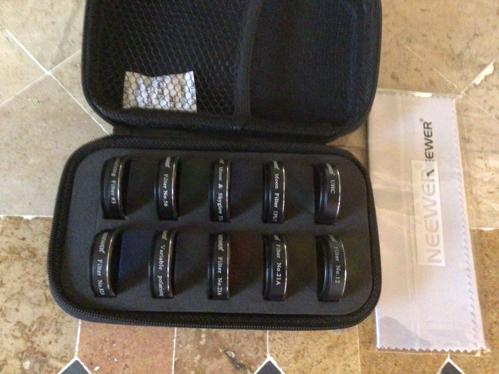 NEEWER 1.25' Telescope Eyepiece Filter Set (10 Pack), Including Planetary, Variable, UHC, Lunar & Starglow Filters for Moon Observation customer photo 1