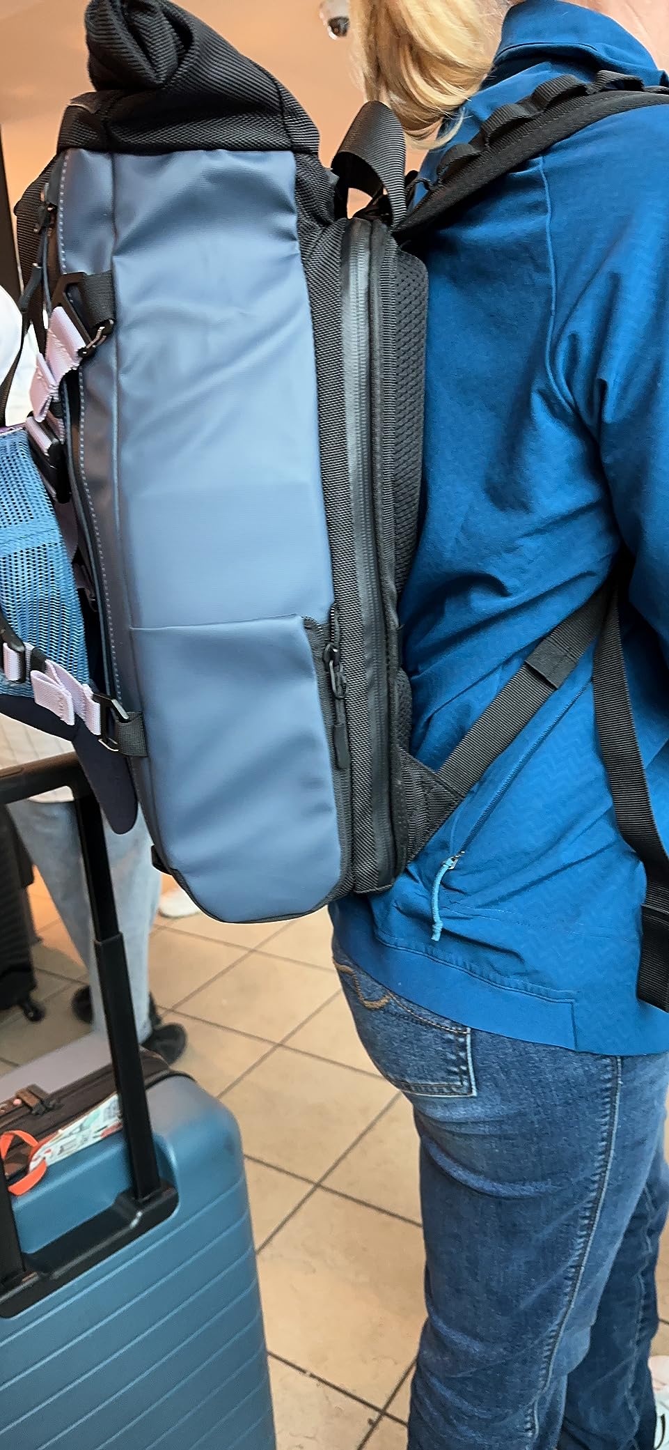 PRVKE 31L Backpack: Weather-Resistant Travel & Camera Backpack with Laptop Sleeve, Quick Side Access, Clamshell Opening - Ideal Photography & Travel Bag (Sedona Orange) customer photo 2