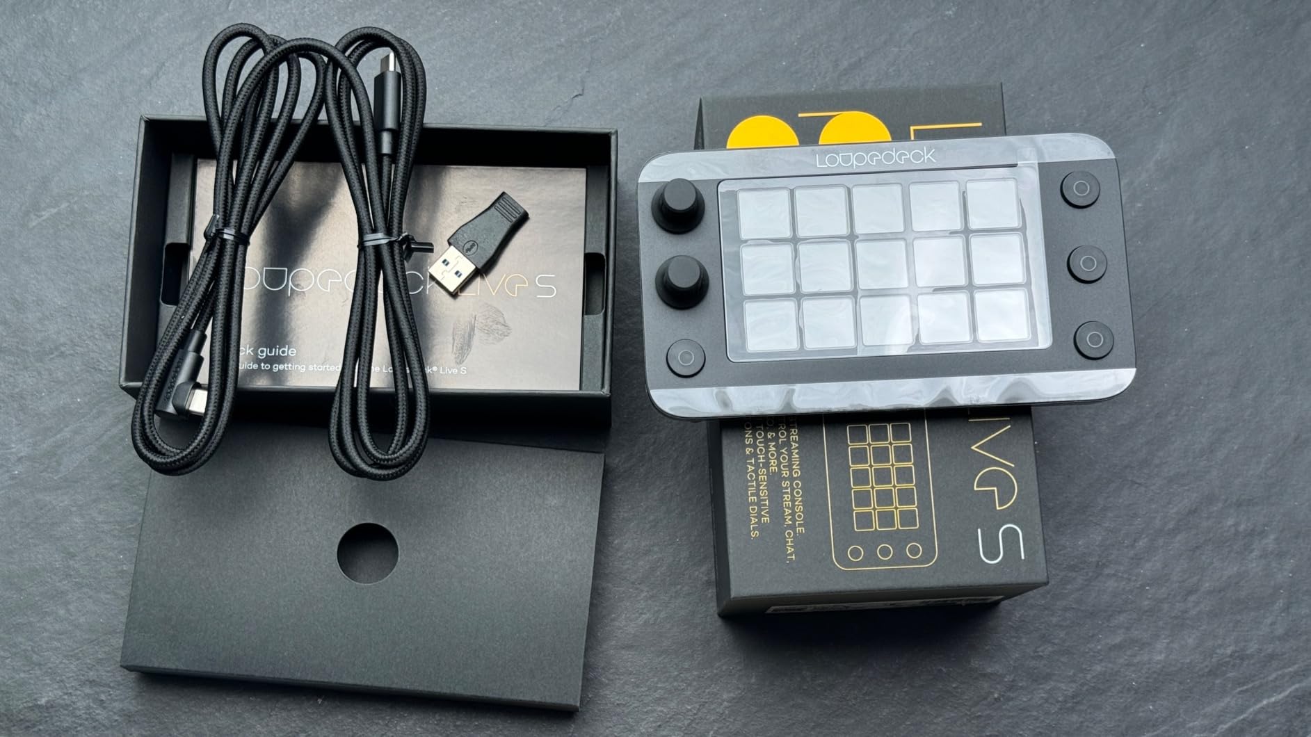 Live S - The Streaming Console for Desktop Productivity, Full Stream Control and Content Creation with Customizable LED Touchscreen Buttons, Dials and RGB Buttons, Works with PC and Mac customer photo 2