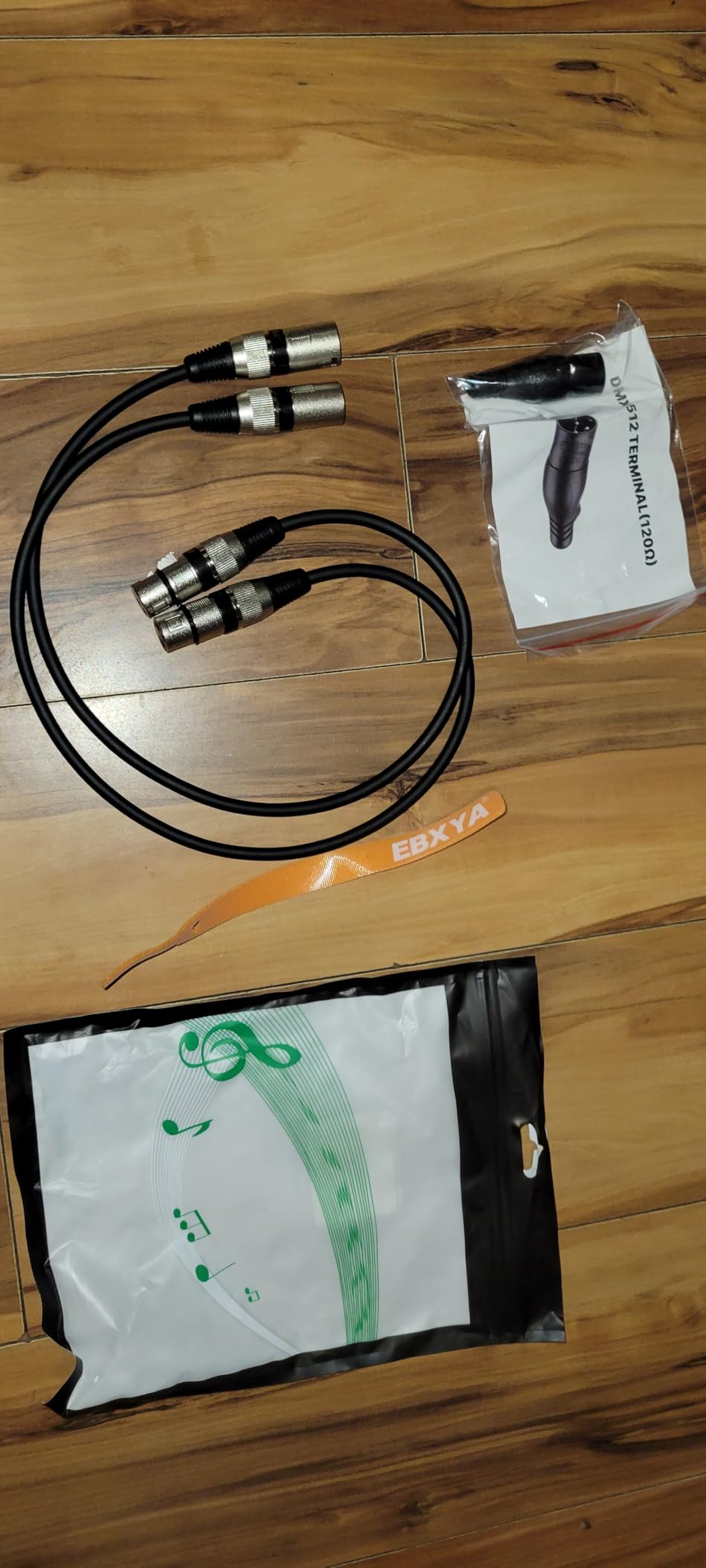 EBXYA XLR Cable 20ft 4 Pack - Mic Cables Balanced DMX Cable Male to Female Suitable for Microphones, Radio Station, Stage Lighting customer photo 1