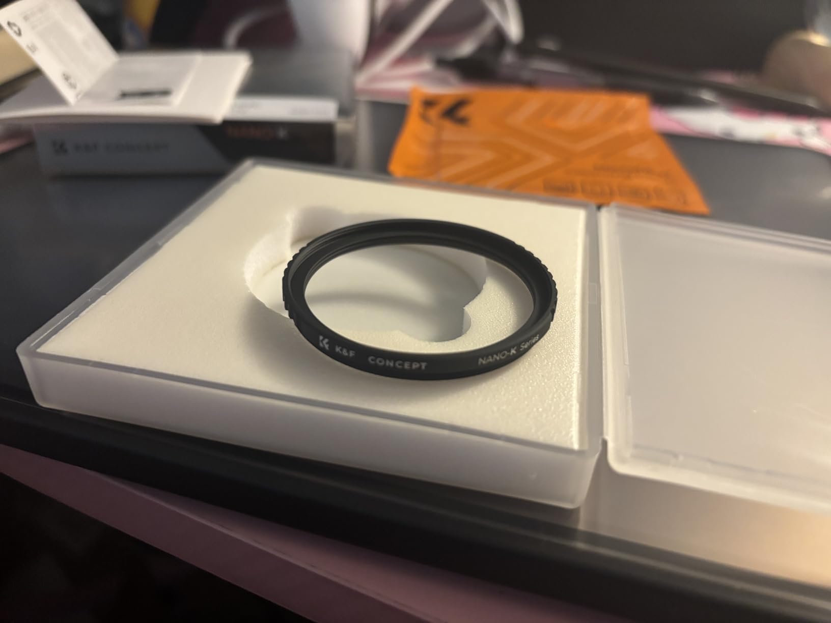 K&F CONCEPT 58mm MCUV Lens Protection Filter 18 Multi-Coated Camera Lens UV Filter Ultra Slim with Cleaning Cloth (K-Series) customer photo 1