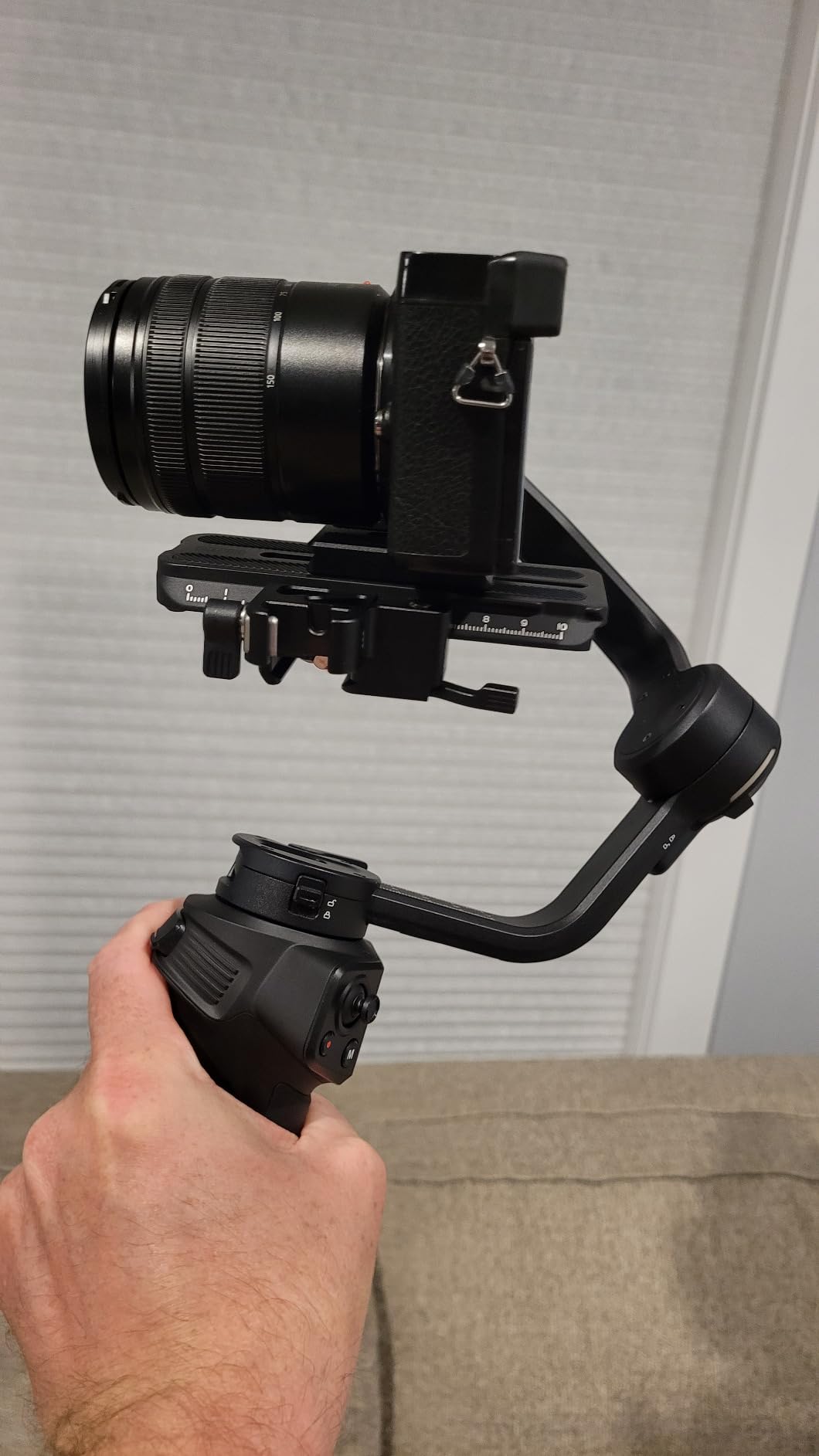 Weebill 3S Gimbal Stabilizer for DSLR and Mirrorless Camera, Professional Video Stabilizer for Sony Canon Nikon Panasonic Fujifilm Built-in LED Fill Light Support PD Fast Charge customer photo 1