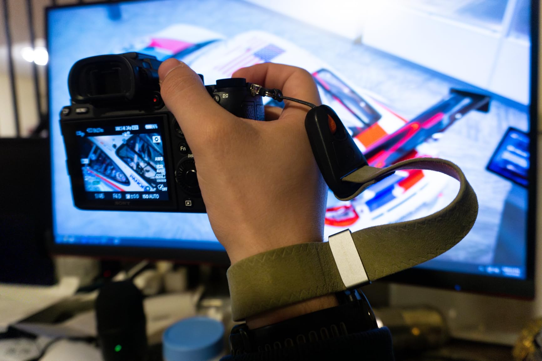 PGYTECH Camera Wrist Strap for Photographers Adjustable Quick Release Camera Hand Strap for Sony, Nikon, Canon, Gopro (Green) customer photo 2