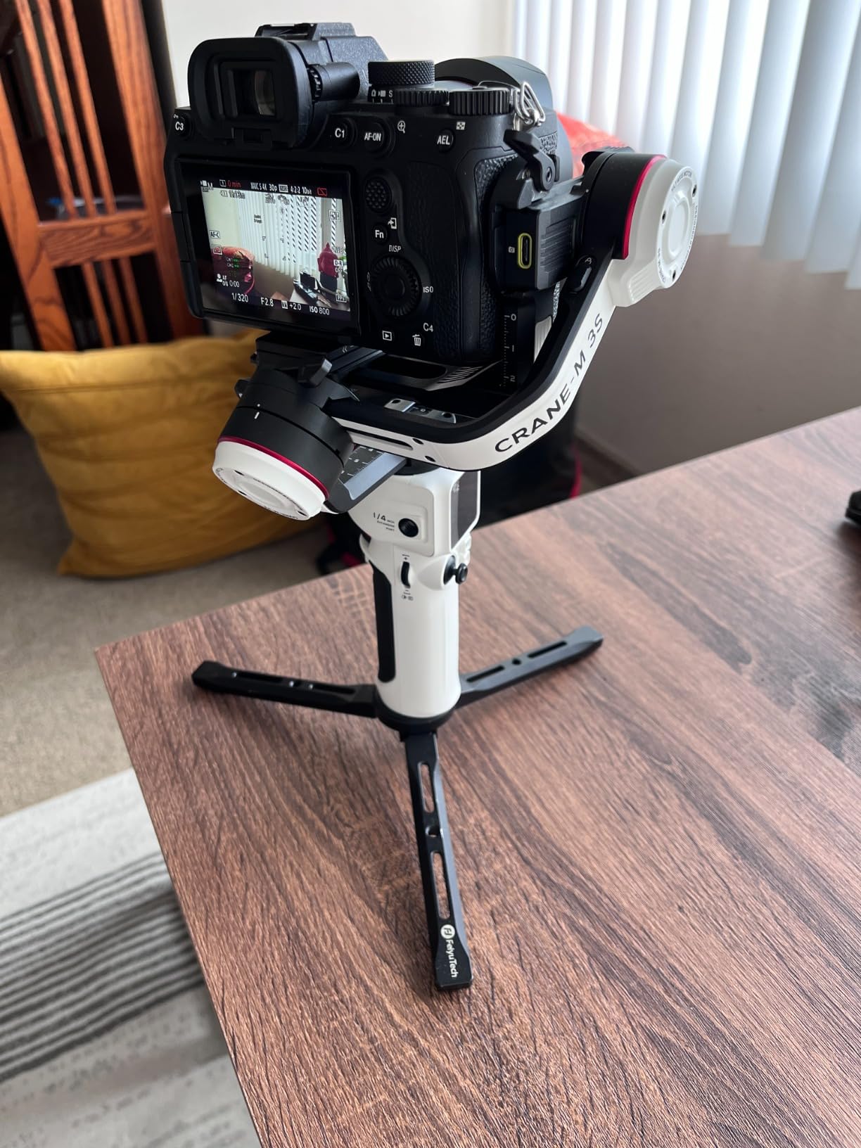 Crane-M3S Combo 3-Axis Handheld Gimbal Stabilizer for Mirrorless Camera Smartphone Action Cams customer photo 2