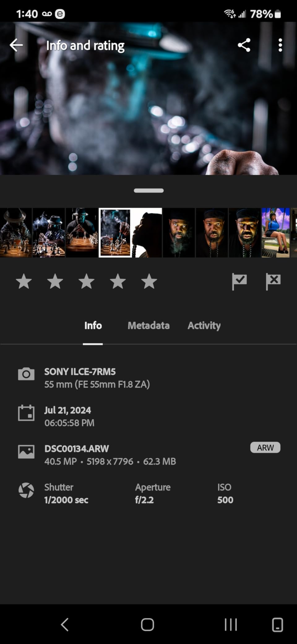 Sony Alpha a7R V Full-Frame Mirrorless Digital Interchangeable Lens Camera Body - Bundle with 128GB UHS-II SDXC Memory Card, Backpack, Extra Battery, Sony 1 Year Limited Warranty customer photo 2