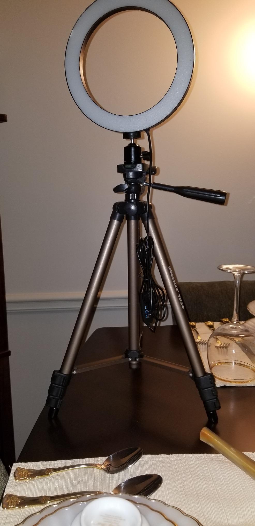 UBeesize 54'' Camera Tripod, Phone Tripods for iPhone with Bag, Travel Tripode Stand with Remote Compatible with iPhone 17/1615/14/13/12/11, Android Phones, Cameras, DSLR and Gopro customer photo 2