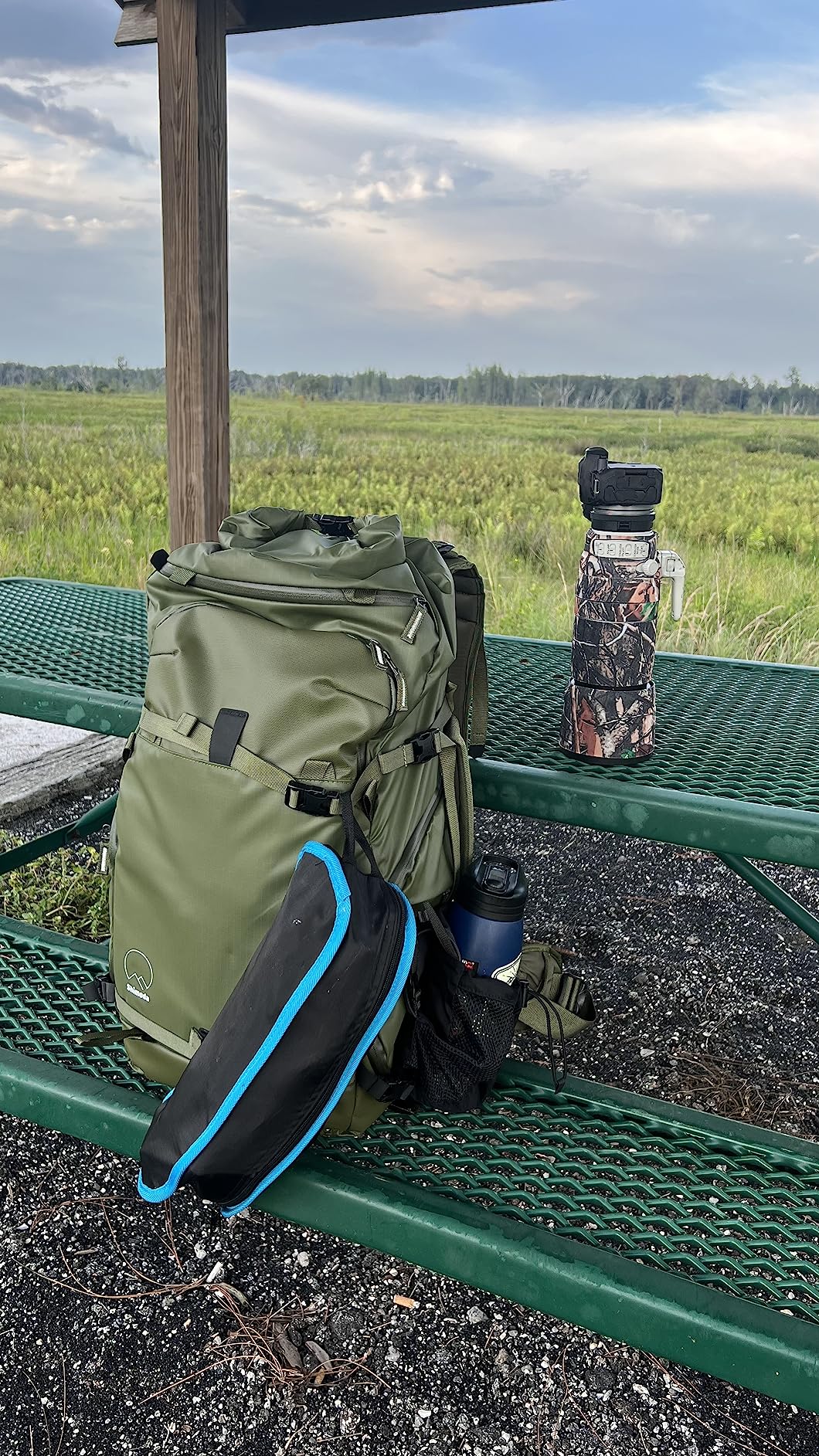 Shimoda Action X25 v2 Starter Kit, Outdoor Photography Adventure Backpack with Small Mirrorless Core Unit, Fits Mirrorless and DSLR Cameras, 14-inch Laptop Sleeve, Rain Cover Included, Army Green customer photo 2