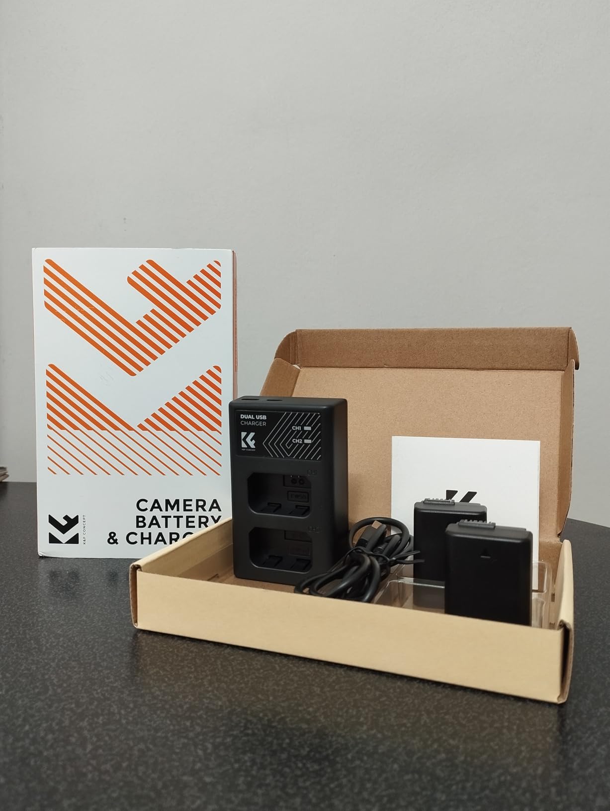 K&F CONCEPT NP-FW50 Battery and Dual Slot Charger for Sony ZV-E10 A6500 A6400 A6300 A6000 A7 A7II A7RII A7SII A7S A7R A7R2 NEX-3 NEX-5 Cameras customer photo 2