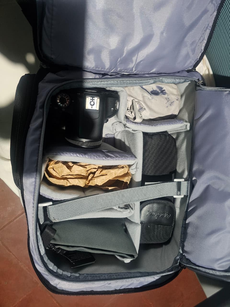 SDYSM Camera Bag Backpack Professional for DSLR SLR Mirrorless Camera Waterproof Laptop Back Pack 14 Inch with Rain Cover Anti Theft Travel Case Large Capacity Photography Backpack Black customer photo 1