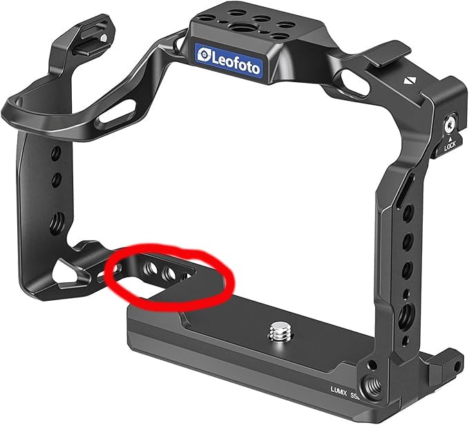 Lumix S5II Camera Cage, for Panasonic Lumix S5 II, ARRI, Anti-Twist, Lightweight, Arca Compatible customer photo 1