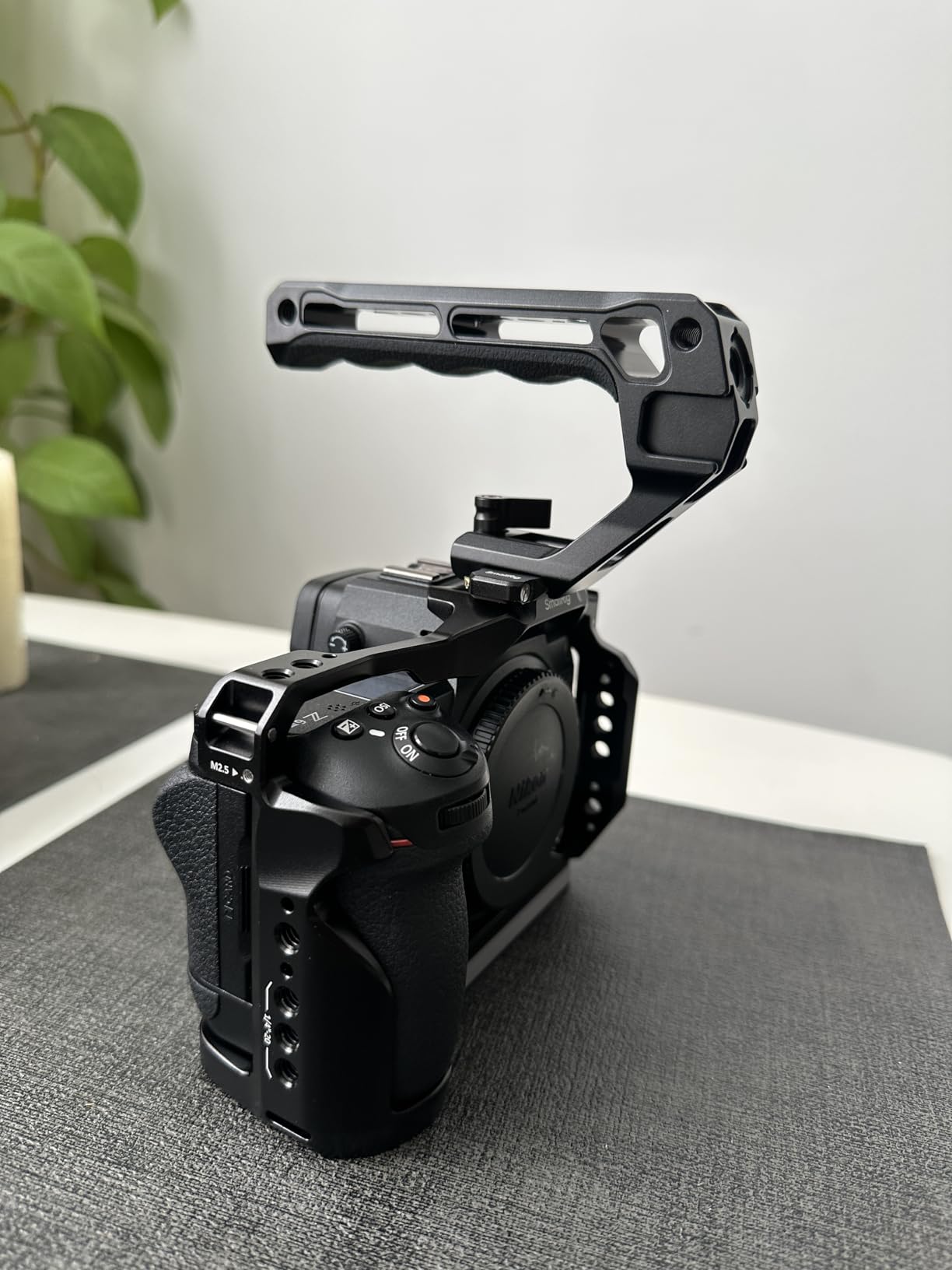 SmallRig Lightweight NATO Top Handle, Quick Release NATO Grip w/NATO Rail for DSLR Camera Cage, Universal Top Handle with 5 Cold Shoe Adapters - 4345 customer photo 2
